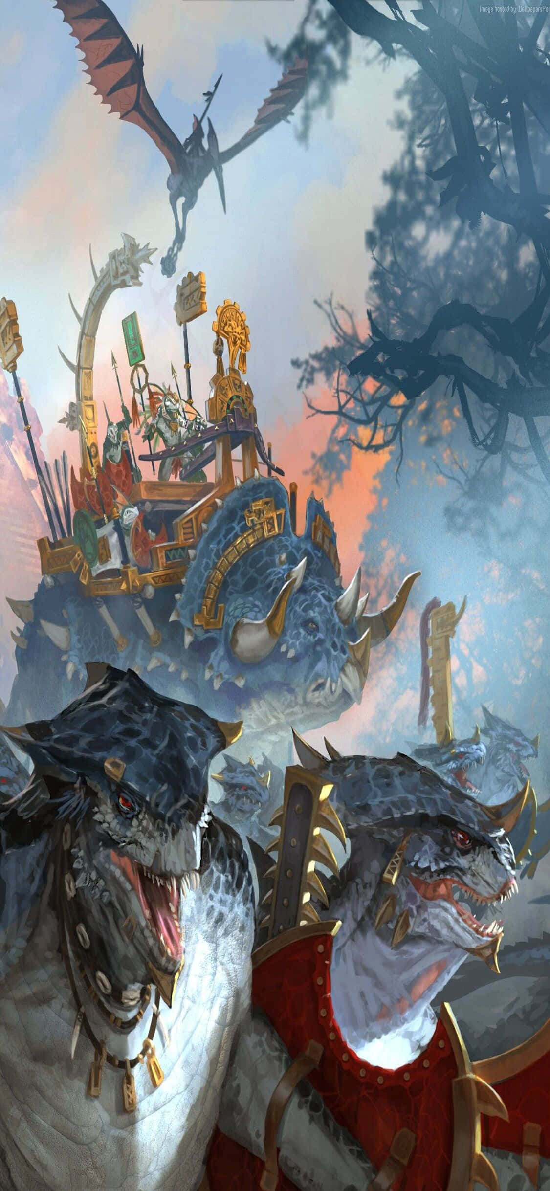 Lleva tu estrategia de guerra al siguiente nivel con iPhone X y Total War Warhammer Fondos de pantalla