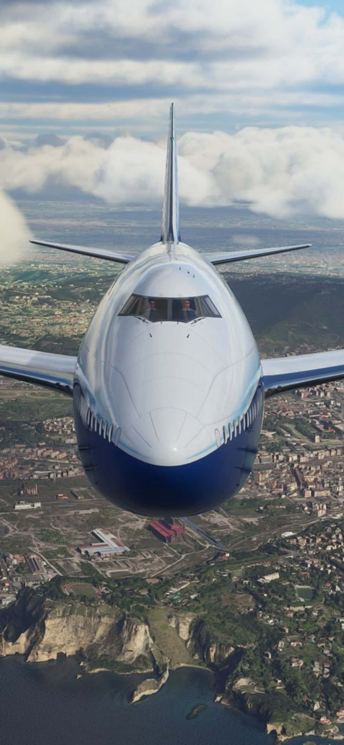 Lleva tu pasión por explorar los cielos a nuevas alturas con el iPhone Xs y Microsoft Flight Simulator. Fondos de pantalla