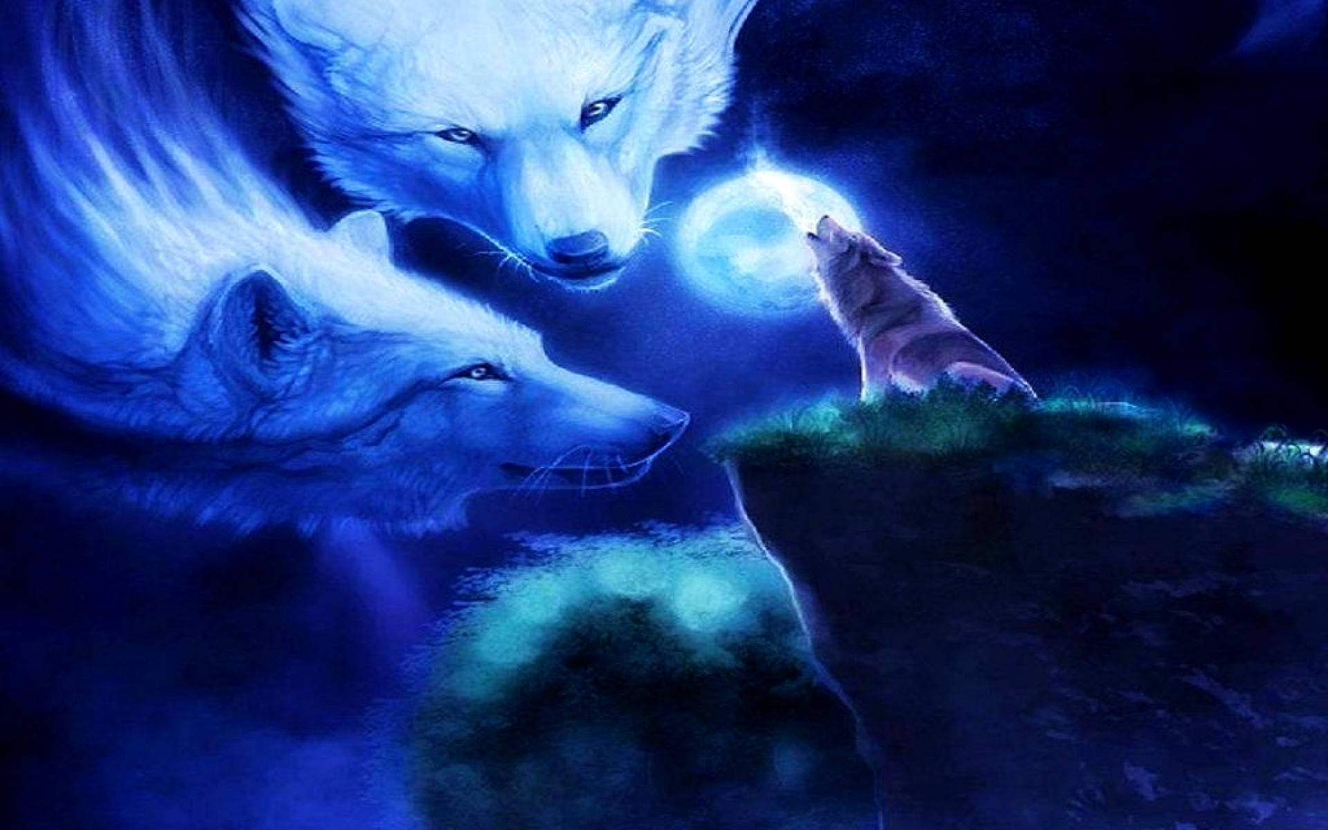 Lobos Galácticos Aulladores Fondos de pantalla