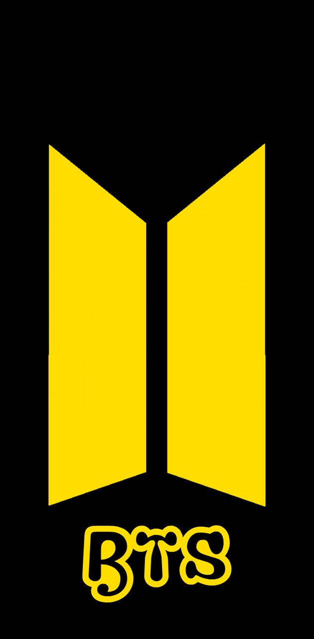 Logo amarillo de BTS Fondos de pantalla