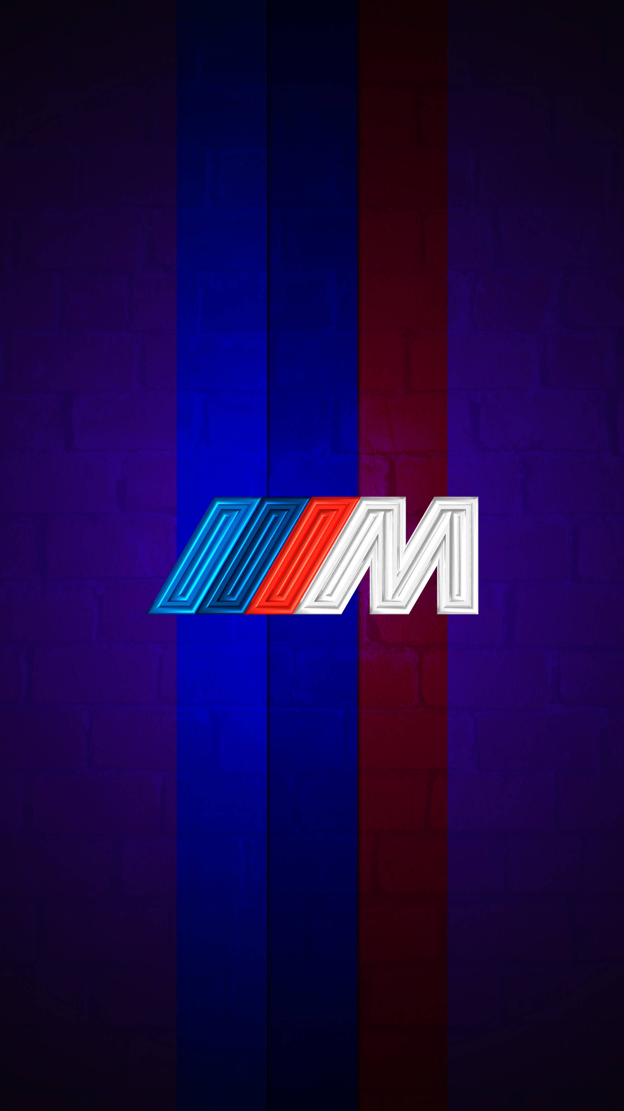 Logo BMW M en Púrpura con Franjas Fondos de pantalla