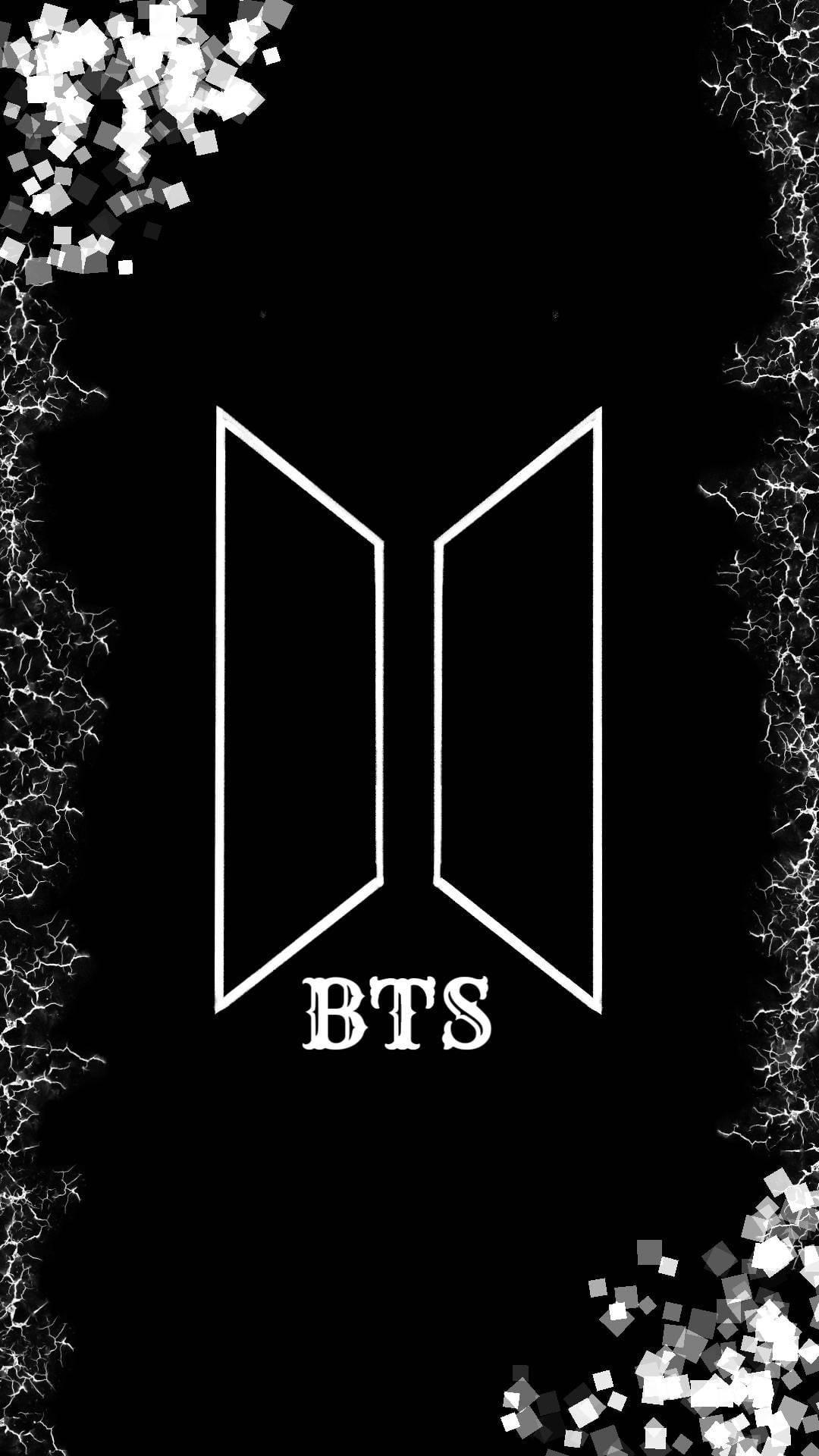 Logo BTS Estética Negra Fondos de pantalla