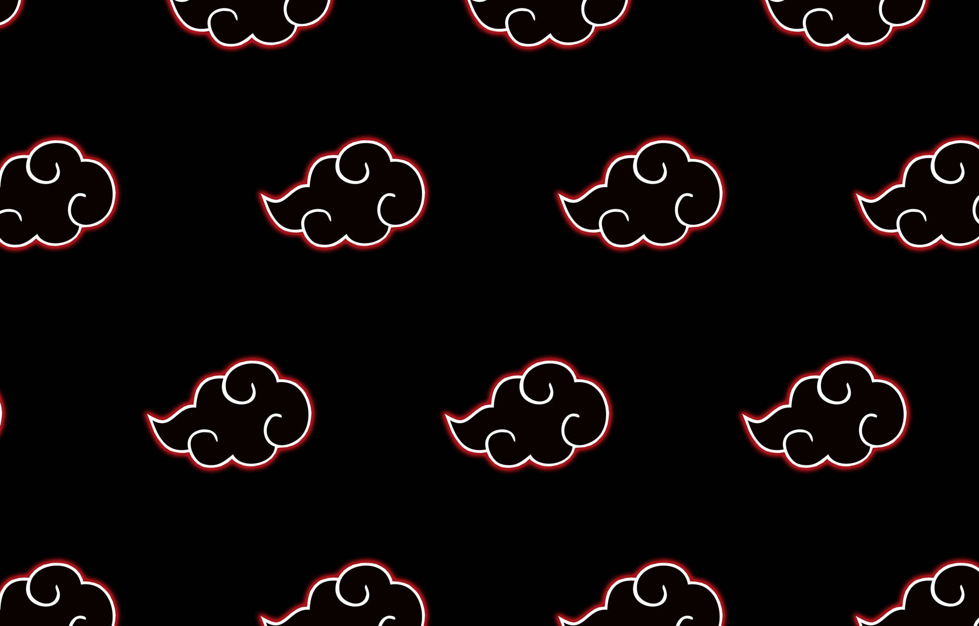 Logo de Akatsuki Nubes Shinobi Negras Fondos de pantalla