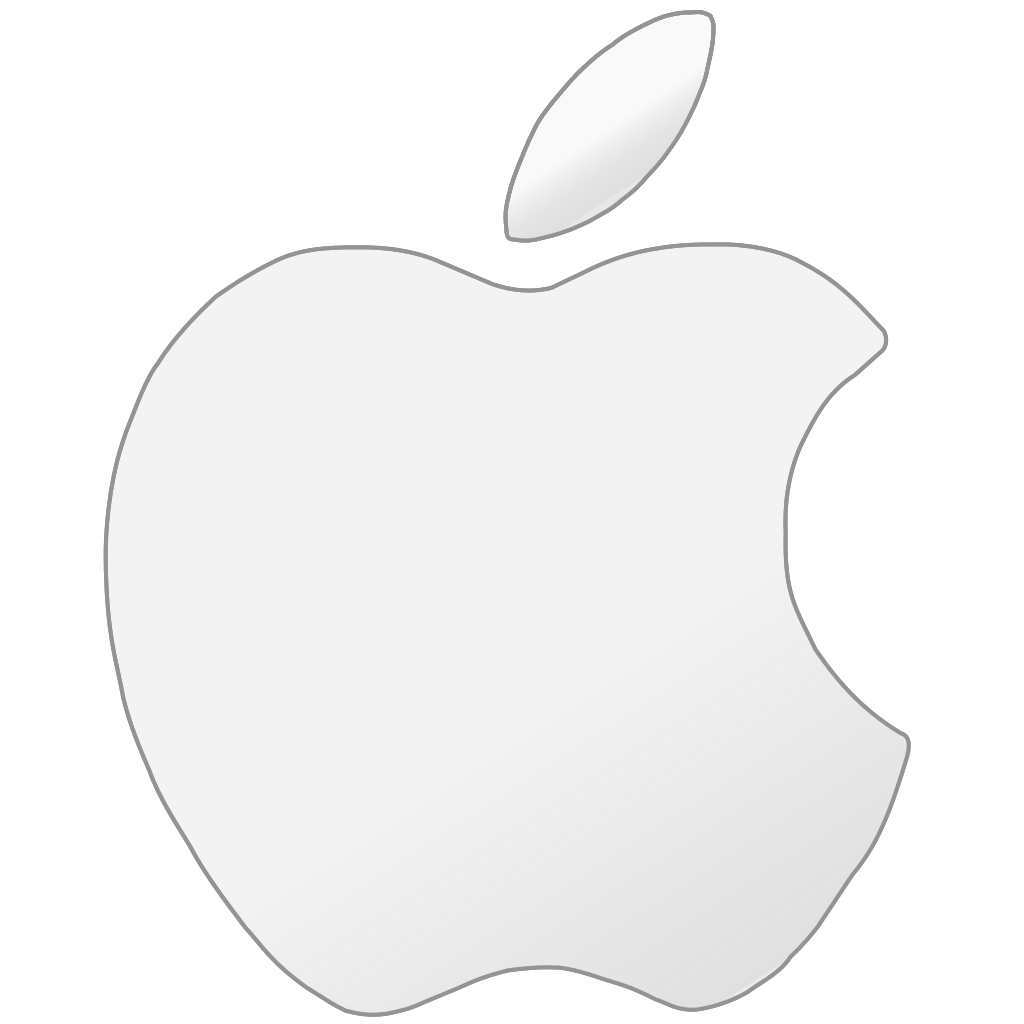 Logo de Apple en Plata sobre Fondo Turquesa Fondos de pantalla