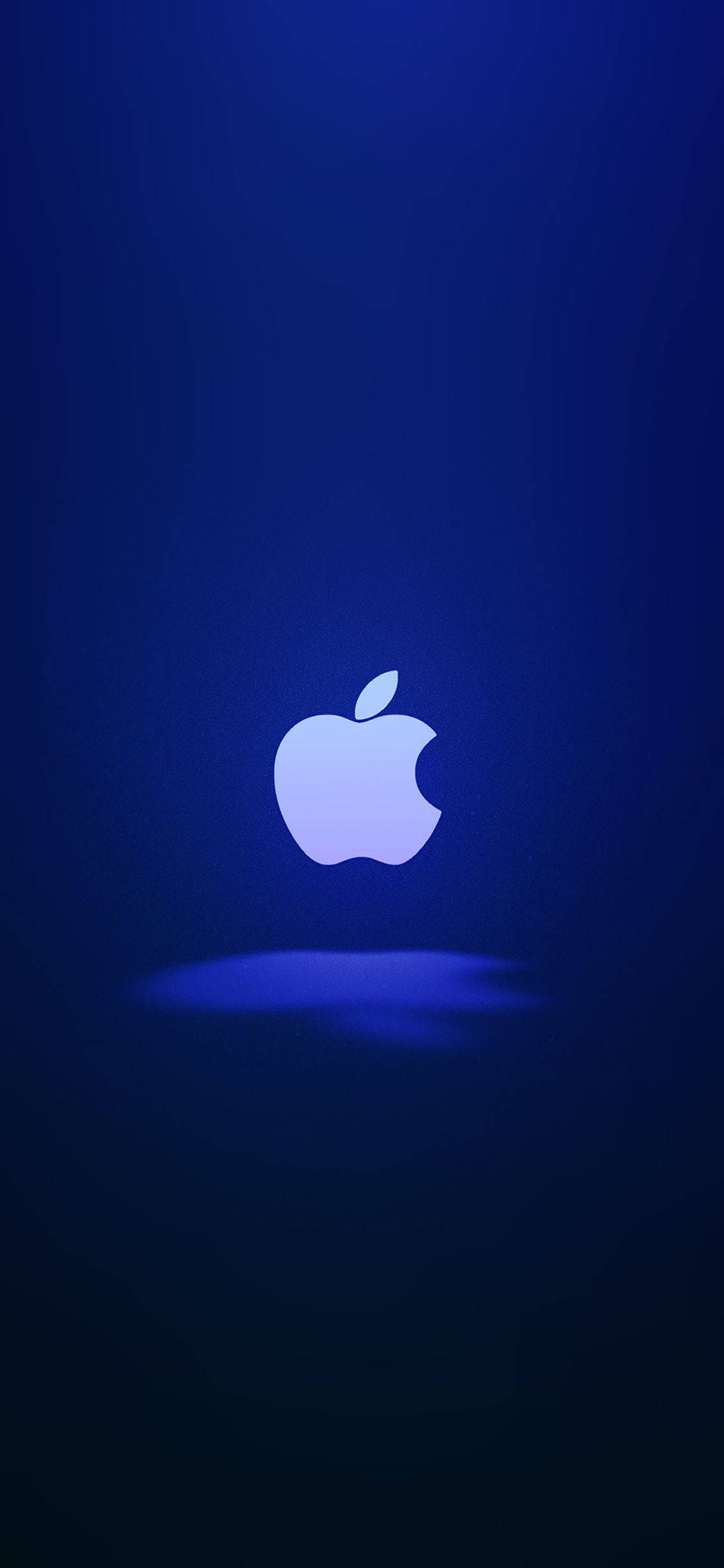 Logo de Apple Iluminado en Blanco iPhone Fondos de pantalla