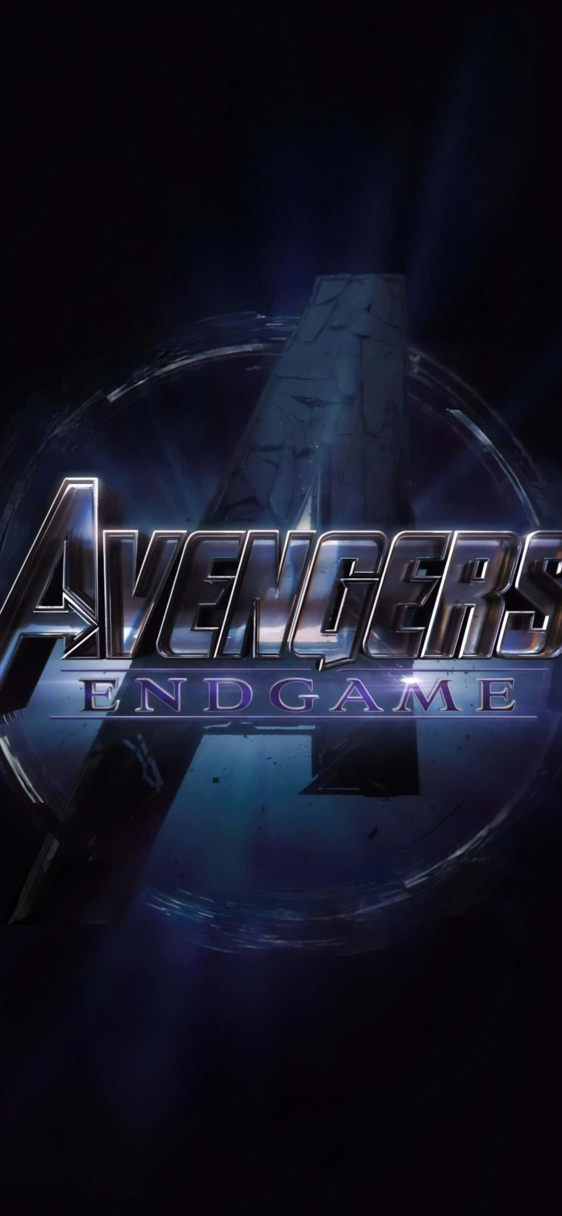 logo de avengers endgame sobre fondo negro Fondos de pantalla
