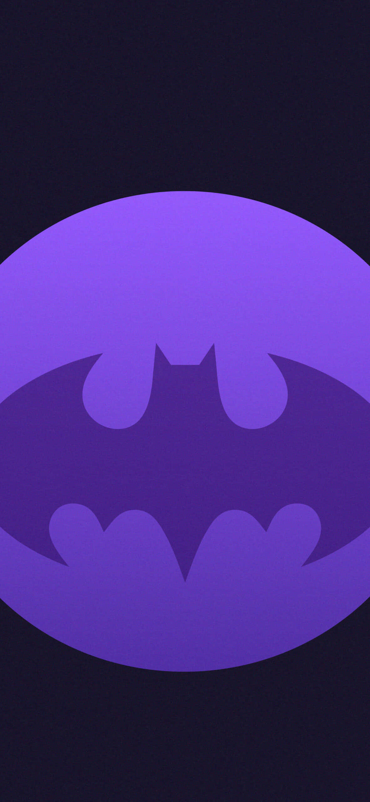 Logo de Batman sobre fondo malva Fondos de pantalla