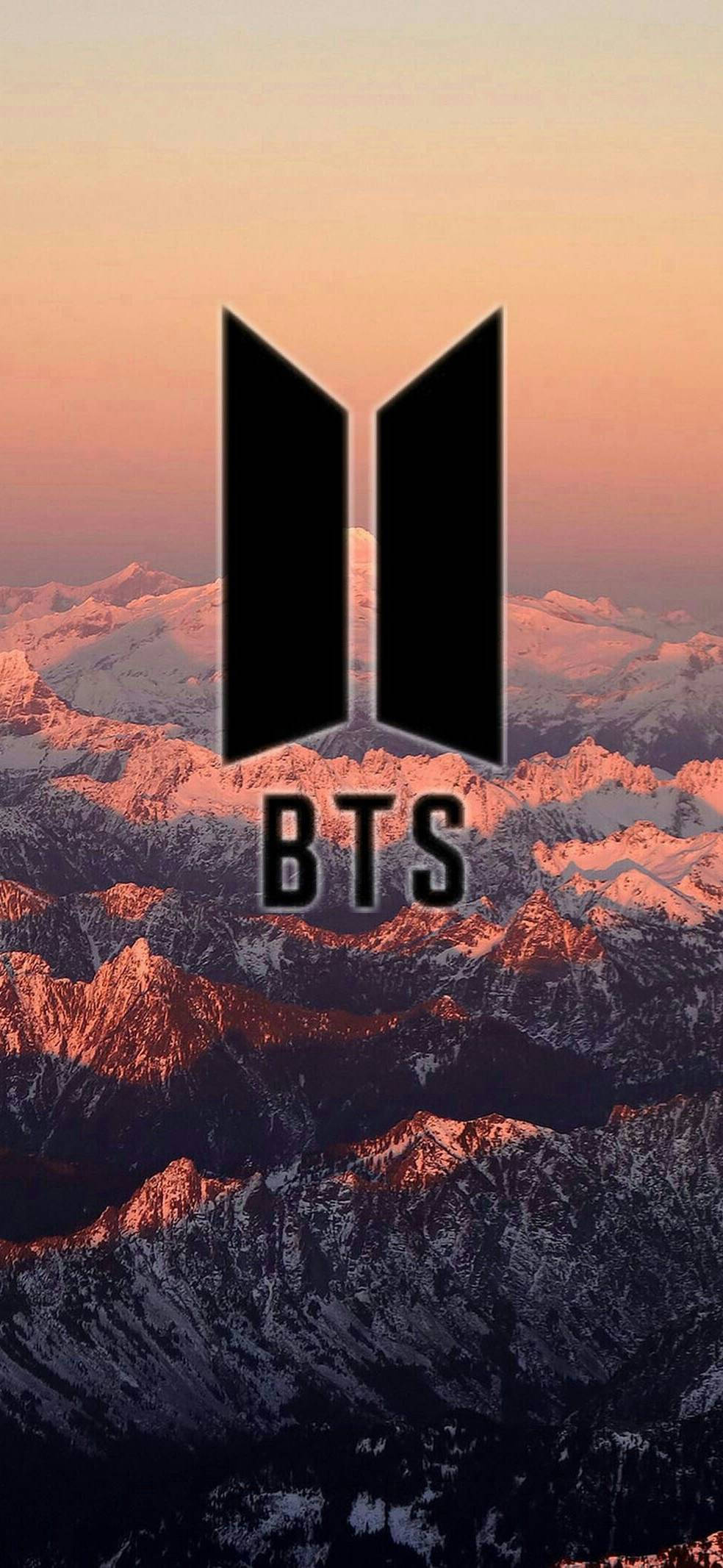 Logo de BTS en Montaña Estética Fondos de pantalla