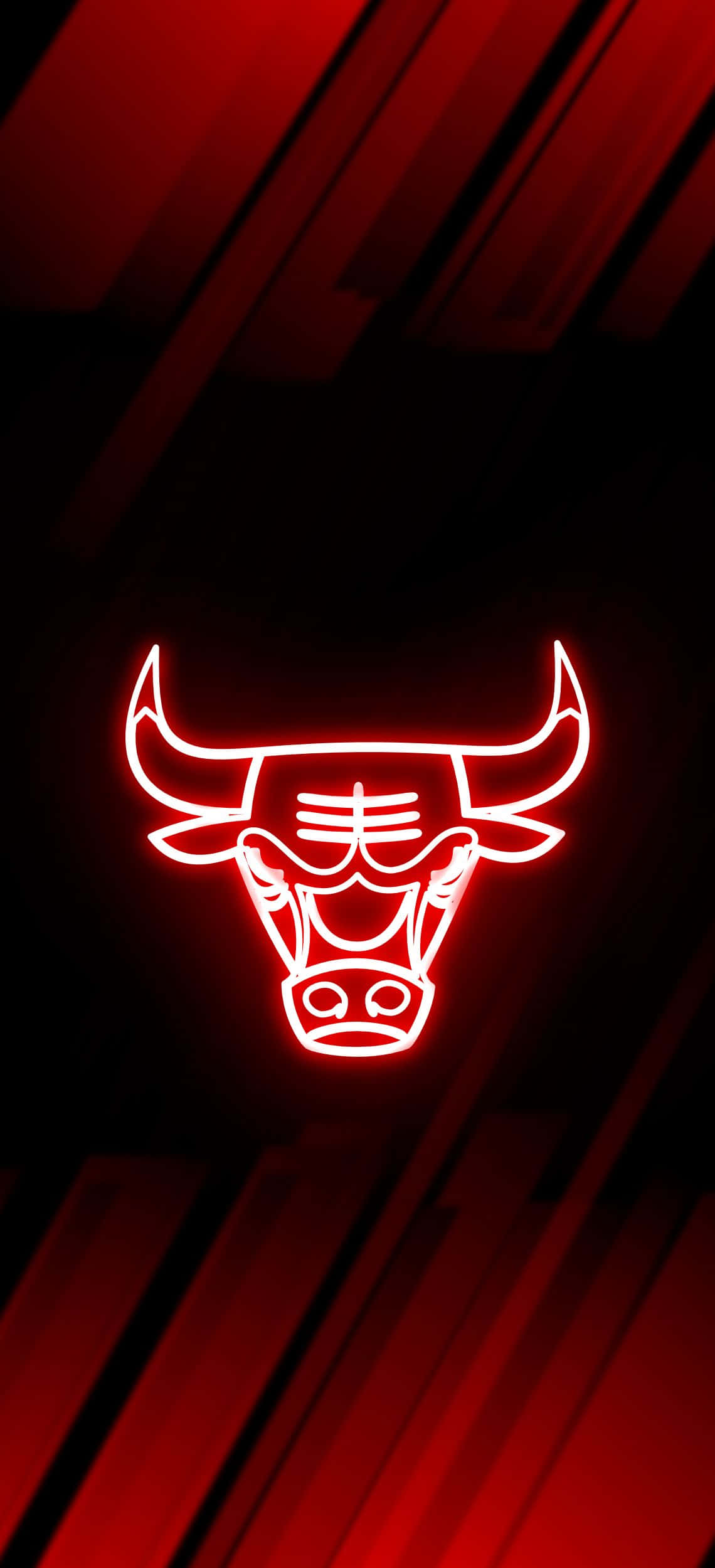 logo de los Chicago Bulls sobre fondo rojo Fondos de pantalla