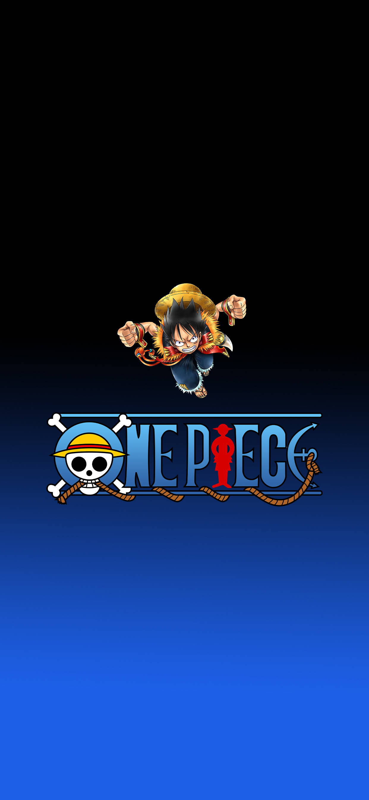 Logo de One Piece y Luffy para Teléfono Fondos de pantalla