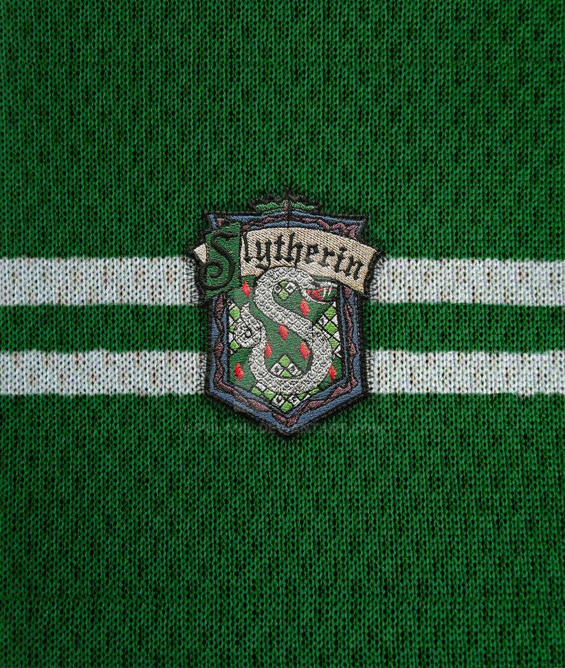Logo de Slytherin en Tela Tejida Fondos de pantalla