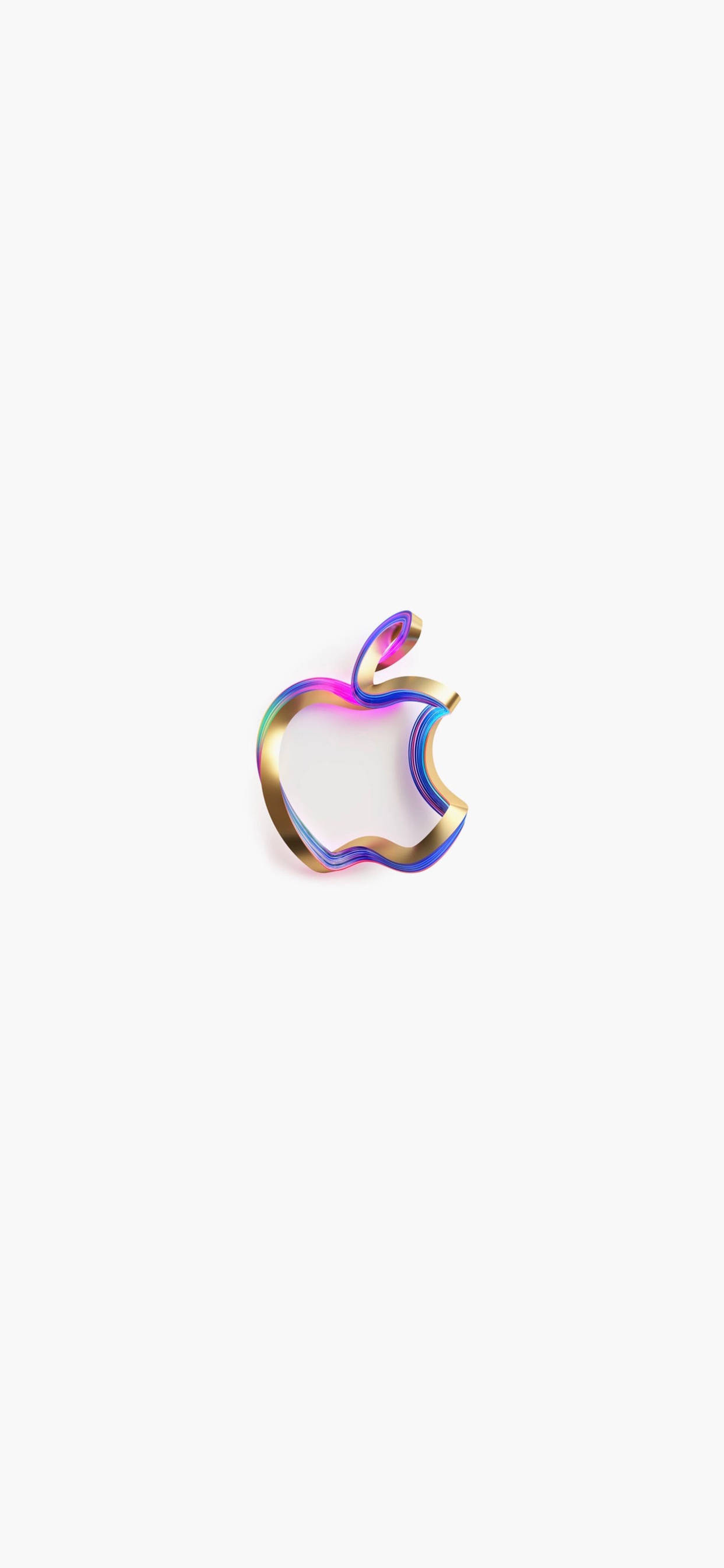 Logo Dorado de Apple iPhone Fondos de pantalla