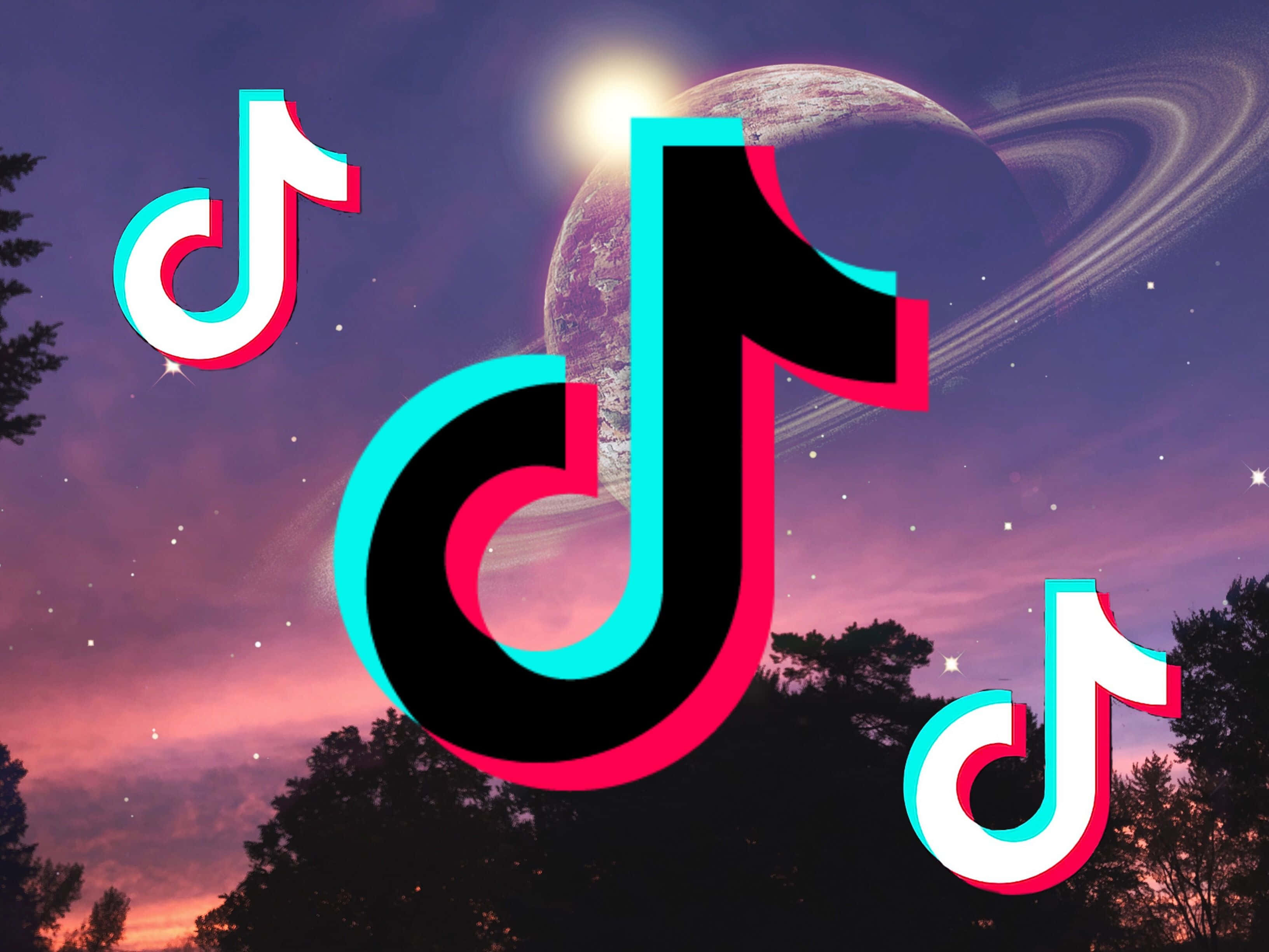 Logo estético de TikTok galaxia Fondos de pantalla