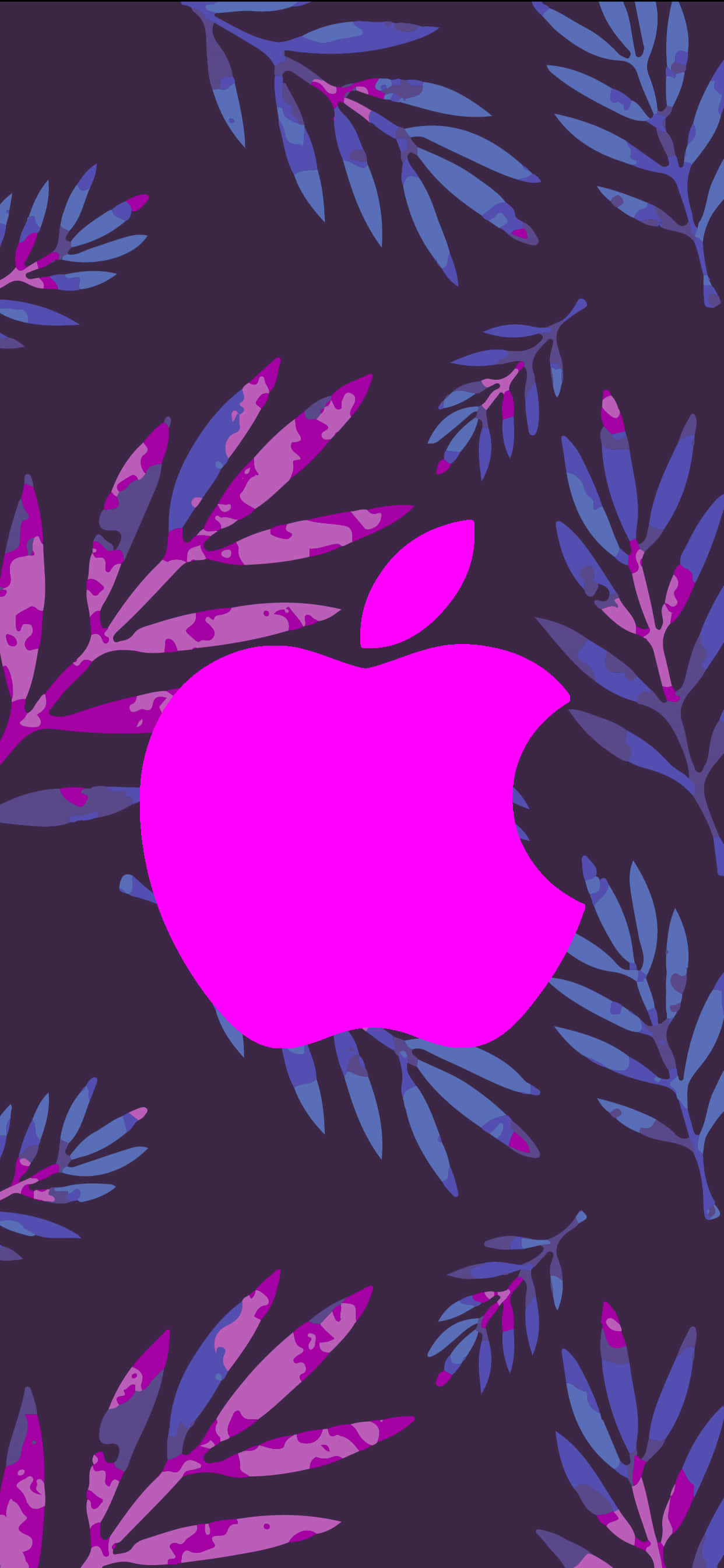 Logo Morado Grande de Apple HD iPhone Fondos de pantalla