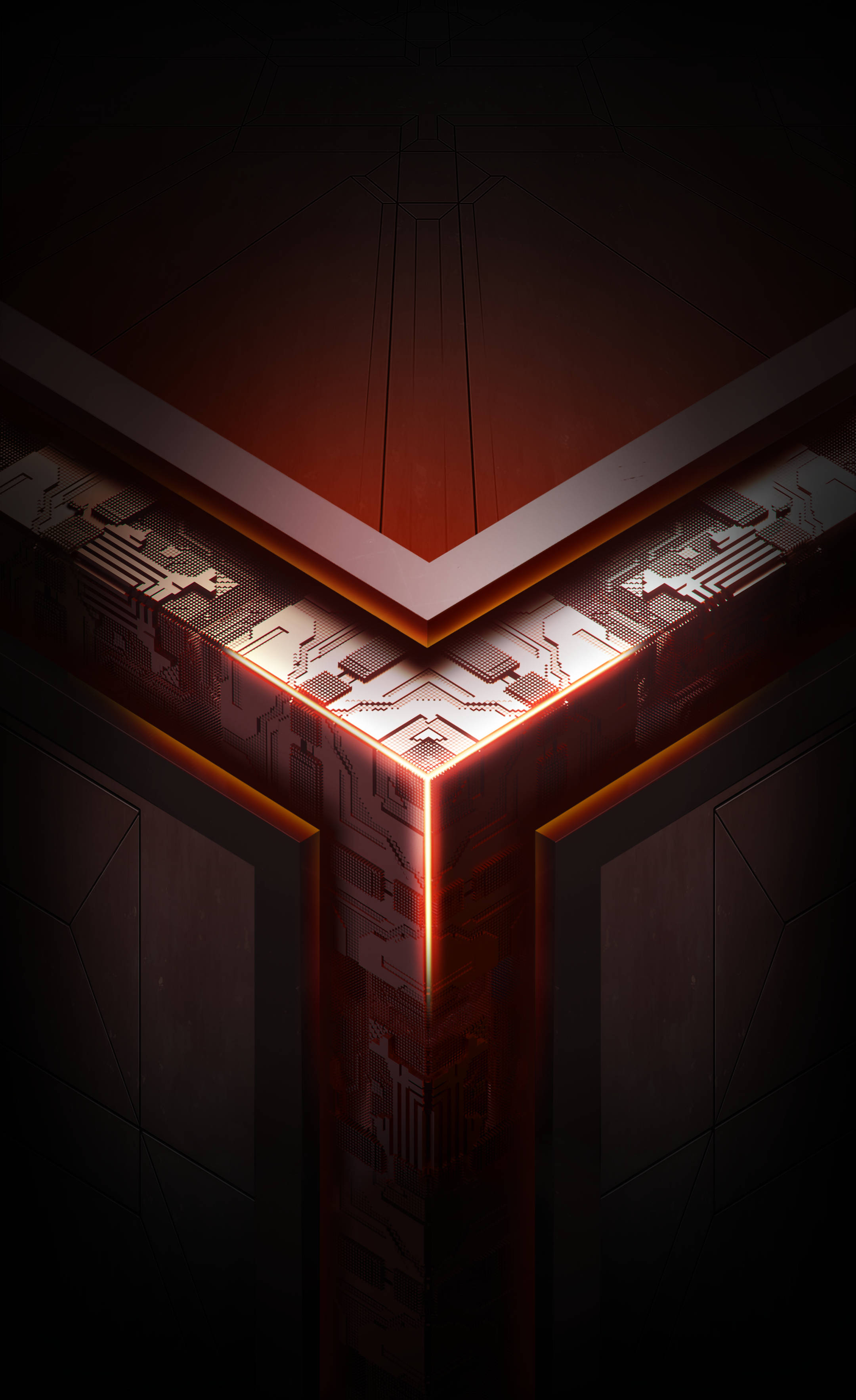 Logo Rojo de Asus ROG Phone Fondos de pantalla