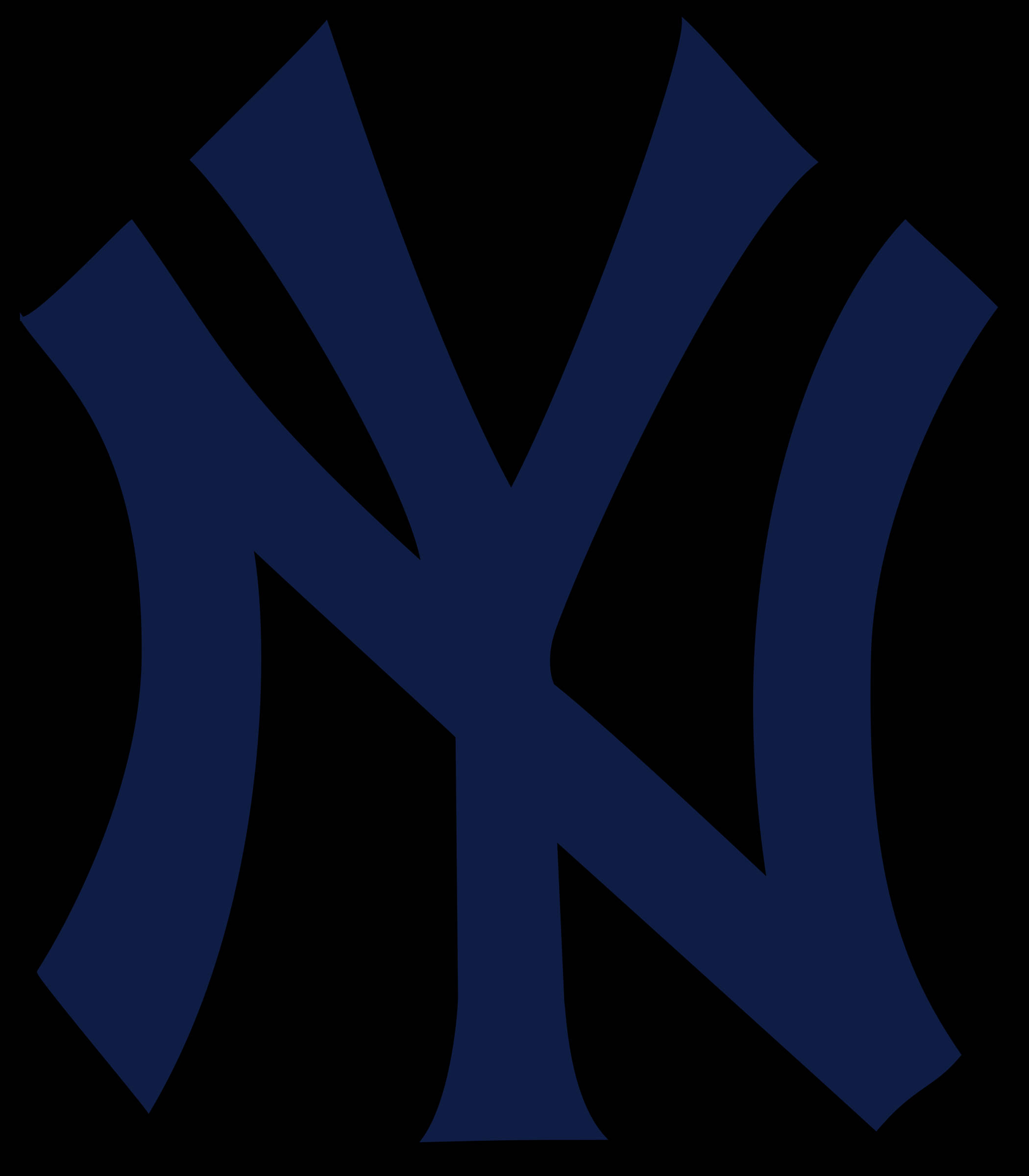 Logotipo Vectorial NY Azul de los New York Yankees Fondos de pantalla