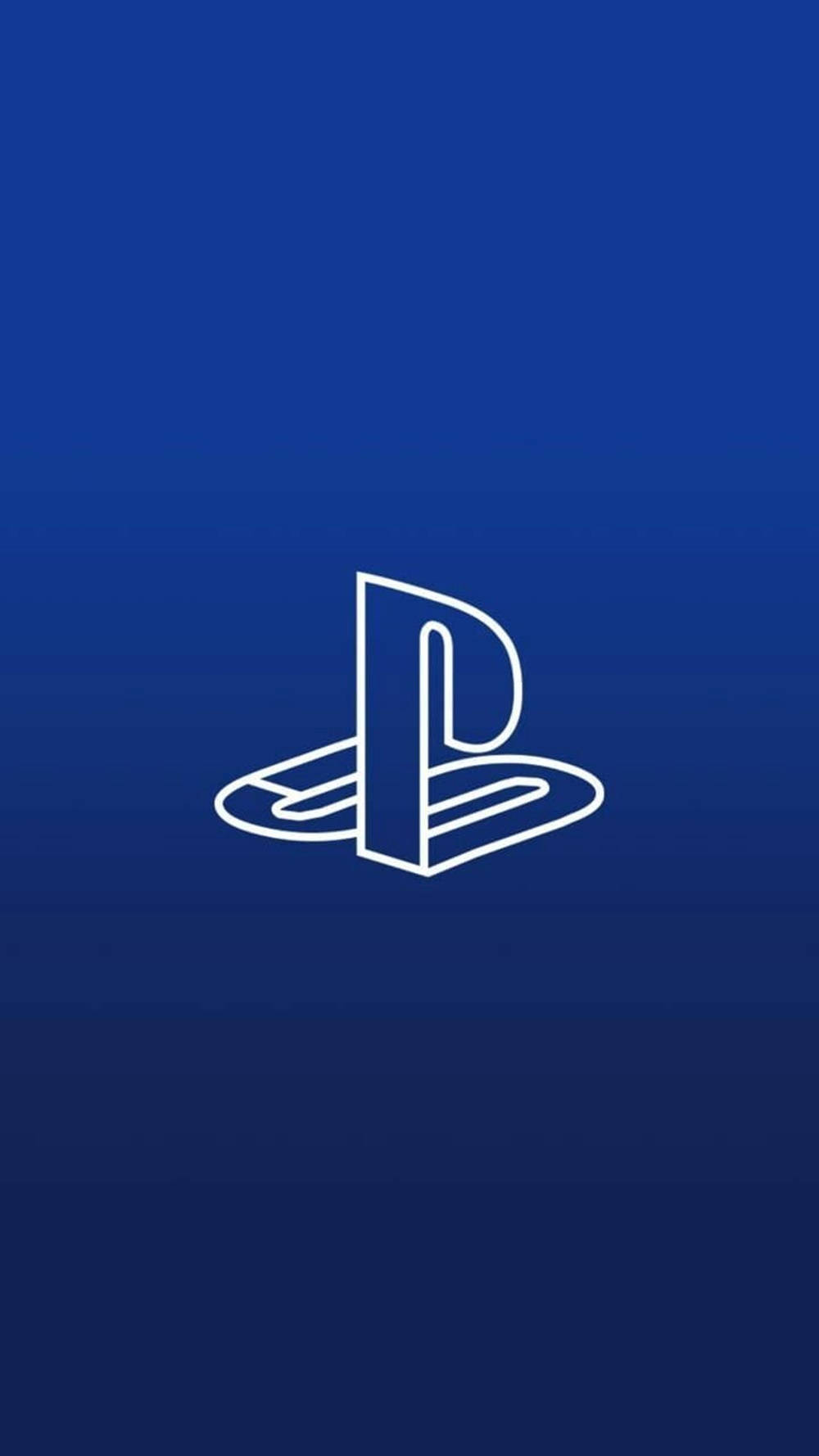 Logotipo 3D azul de PS4 Fondos de pantalla