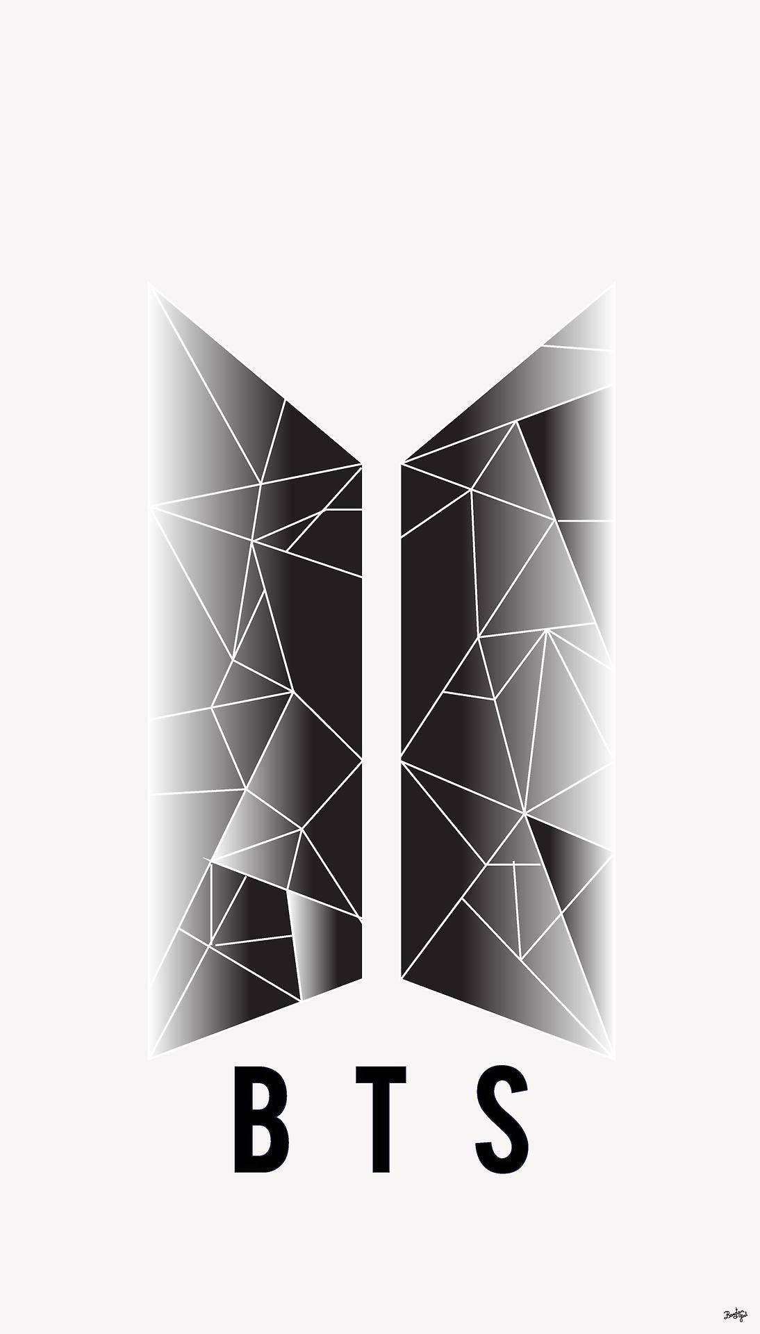 Logotipo abstracto de BTS Fondos de pantalla