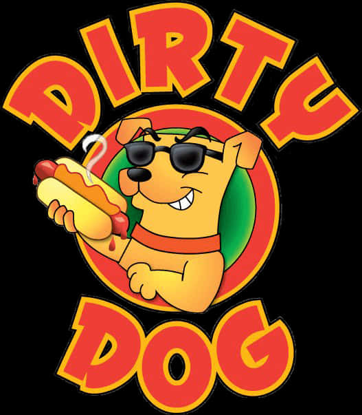 Logotipo animado de personaje de perro caliente Fondos de pantalla