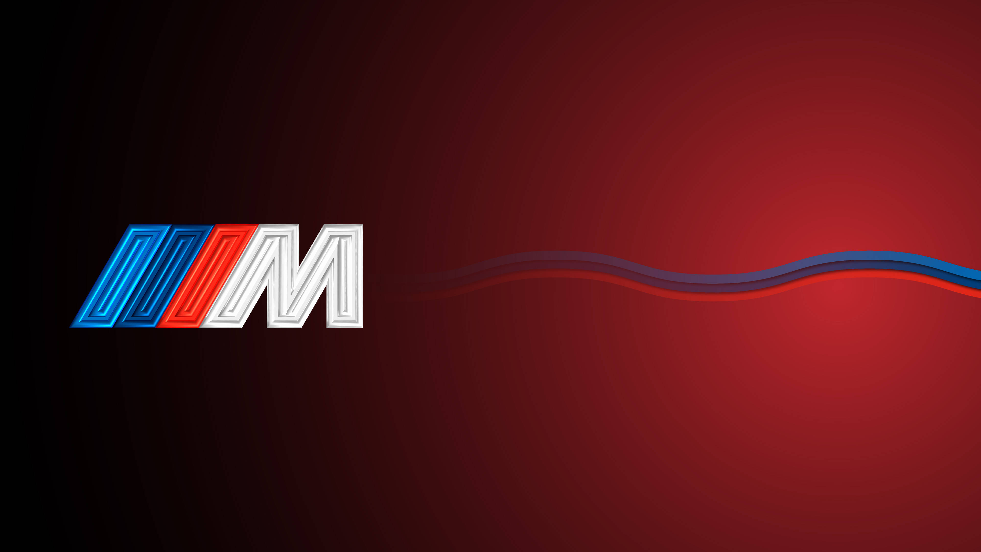 Logotipo BMW M en degradado rojo Fondos de pantalla