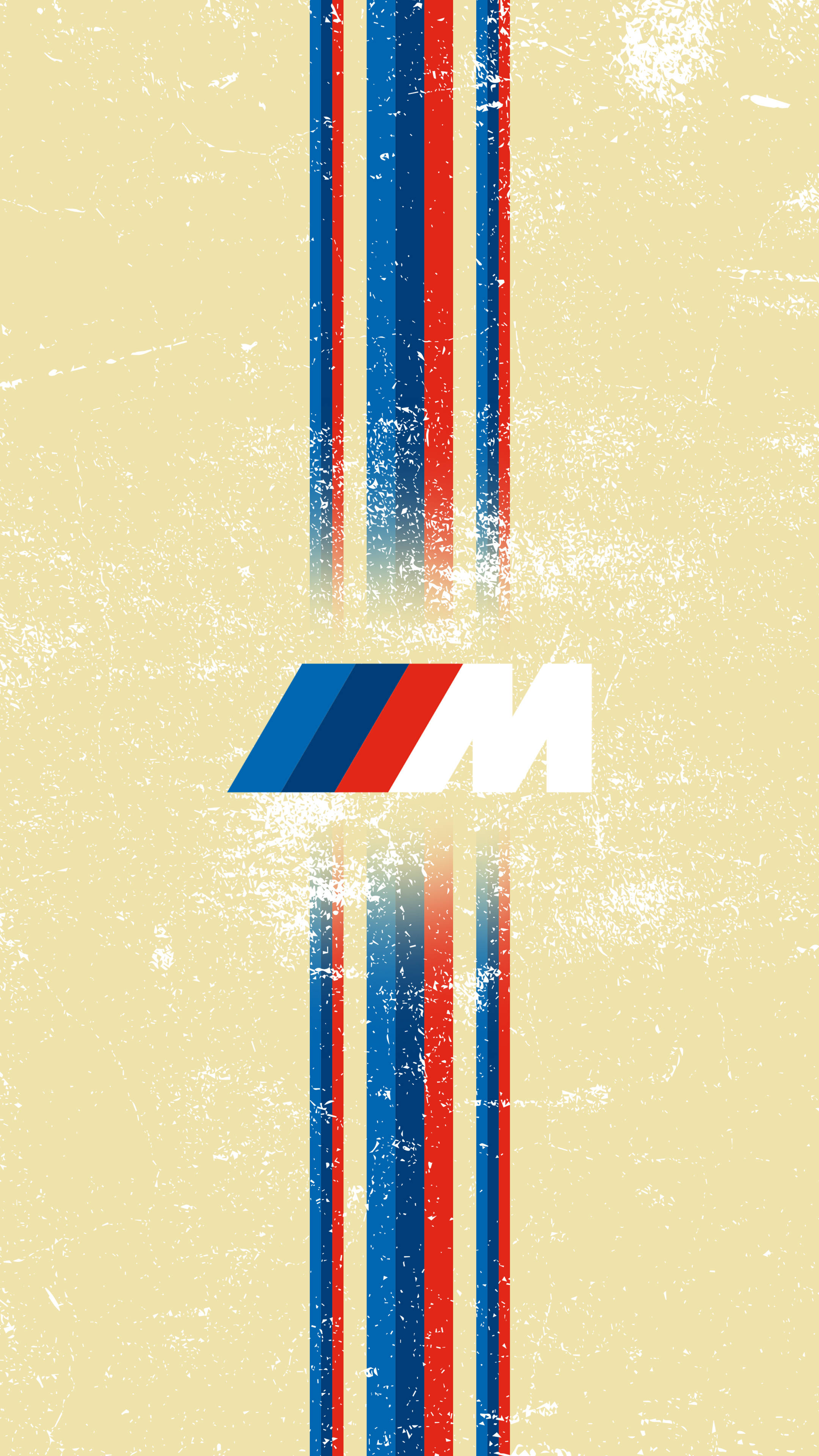 Logotipo BMW M rayado amarillo Fondos de pantalla