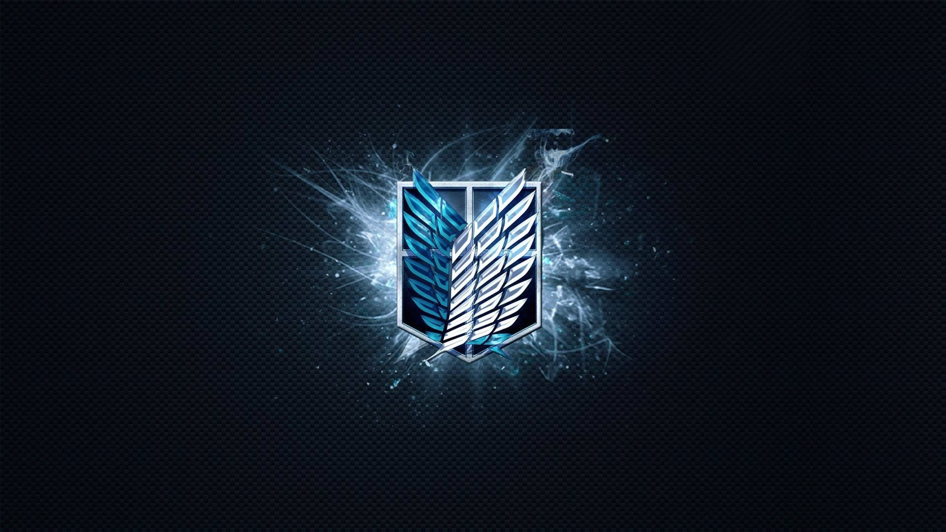 Logotipo de Alas de la Libertad Azul de Attack on Titan Fondos de pantalla