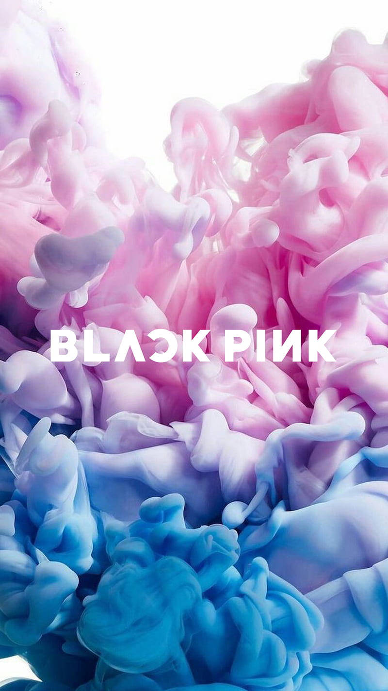 Logotipo de Blackpink con arte de humo pastel Fondos de pantalla