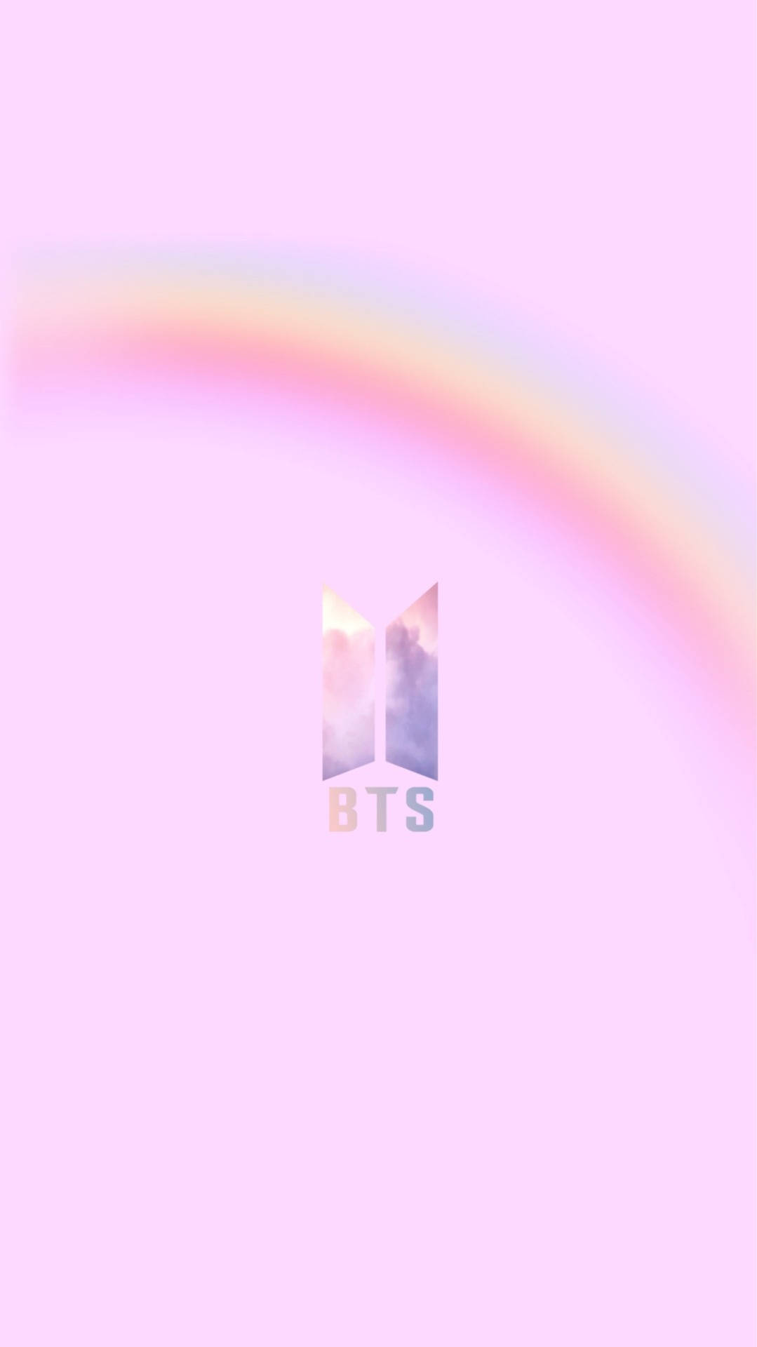 Logotipo de BTS Arcoíris Rosa Fondos de pantalla