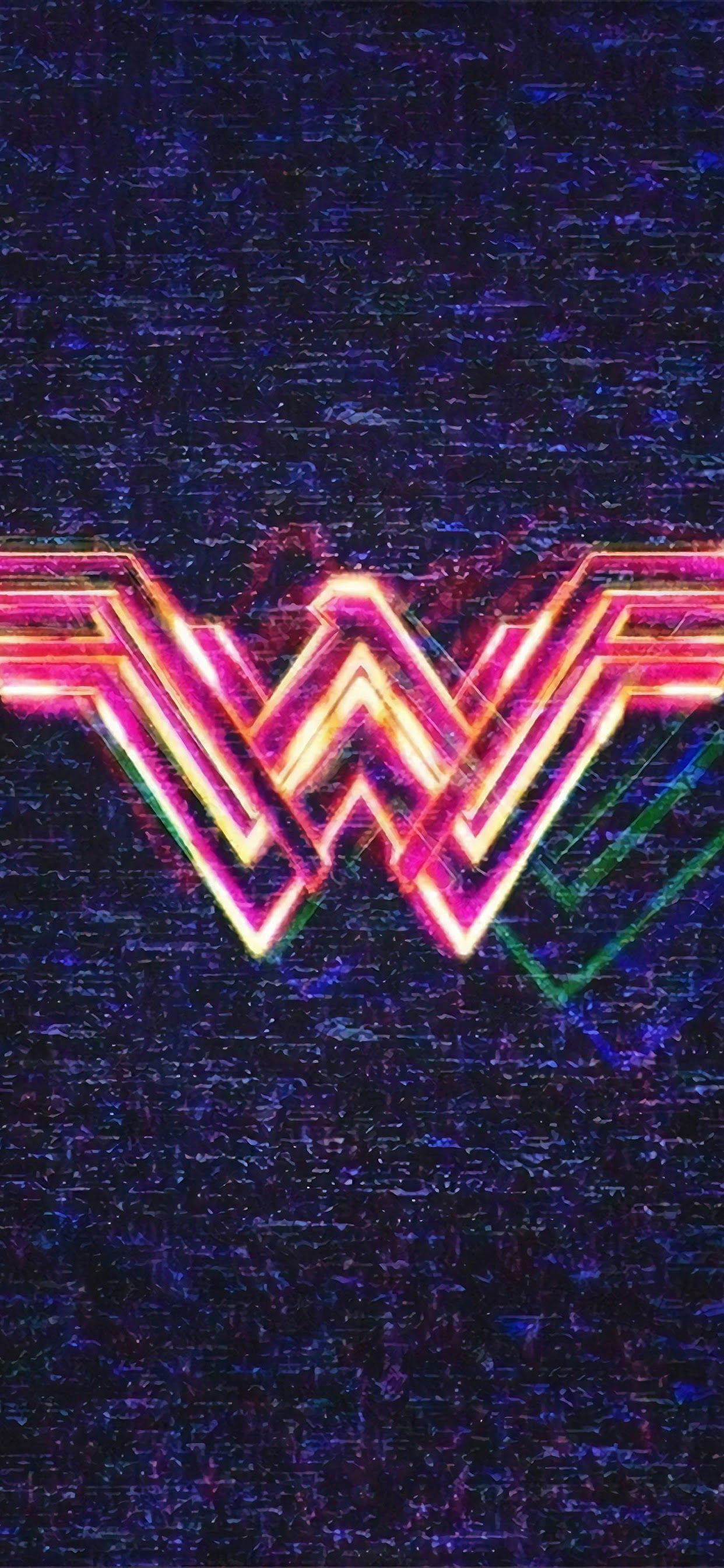 Logotipo de luz neón de Wonder Woman 1984 Fondos de pantalla
