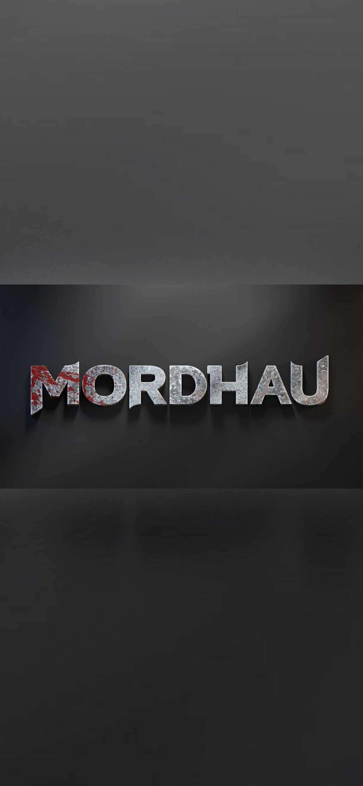 Logotipo de Mordhau sobre fondo oscuro Fondos de pantalla