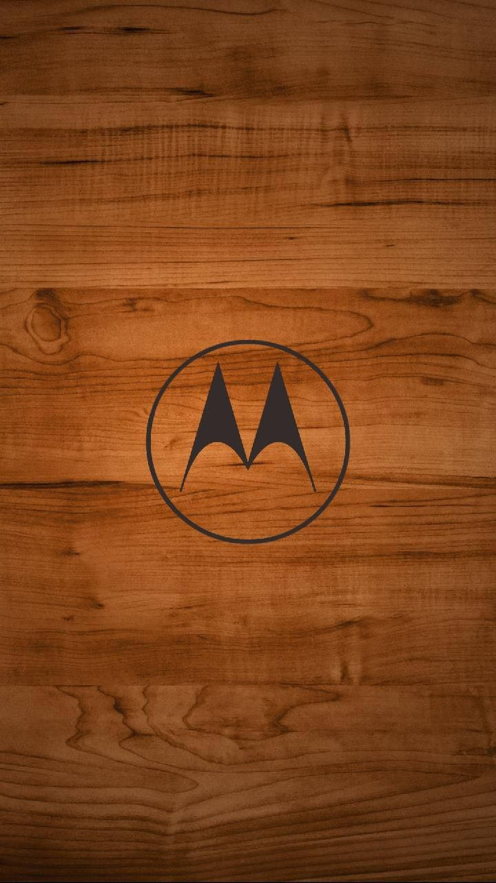 Logotipo de Motorola en Madera Fondos de pantalla