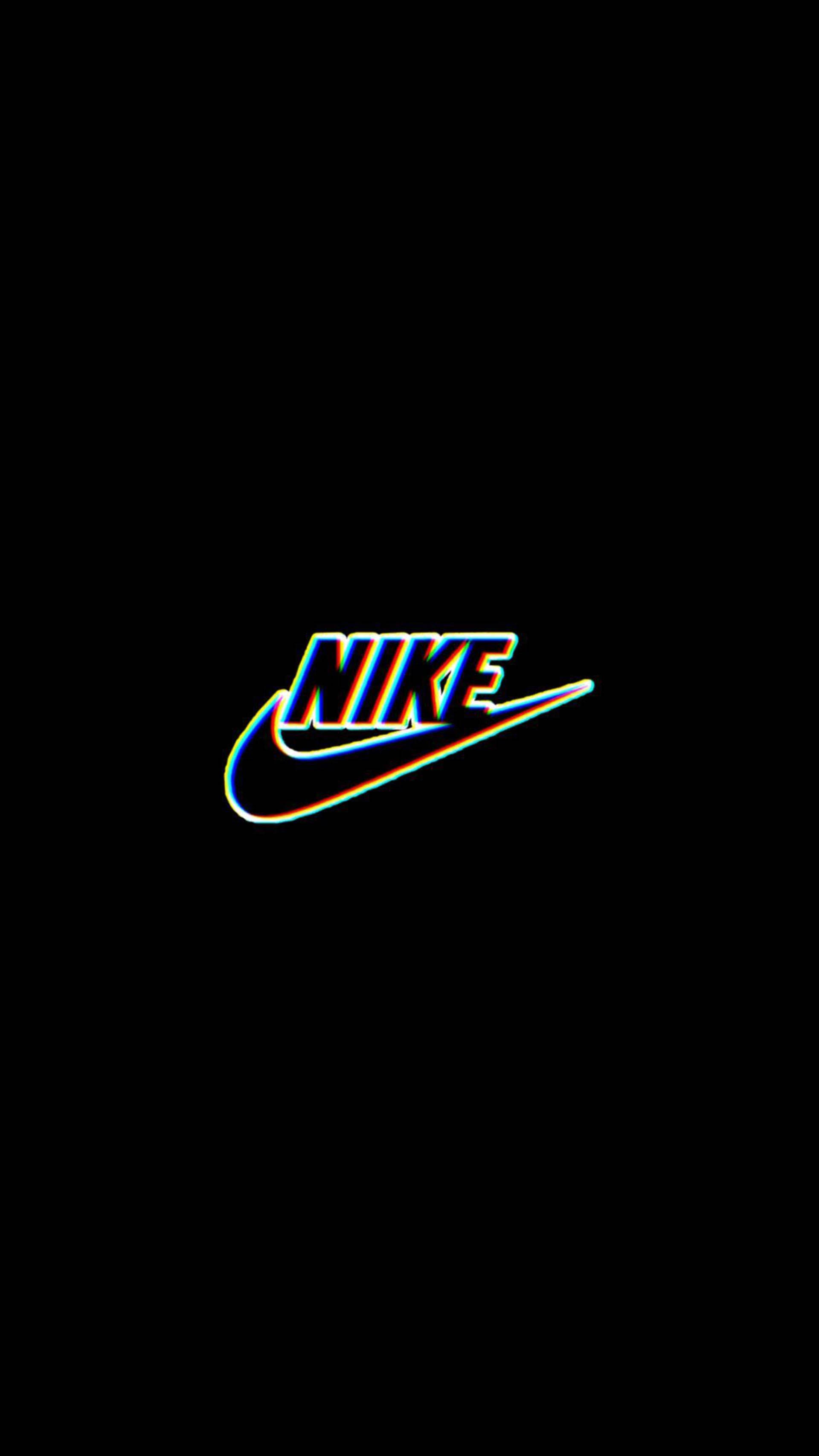 Logotipo de Nike con estética oscura y psicodélica Fondos de pantalla