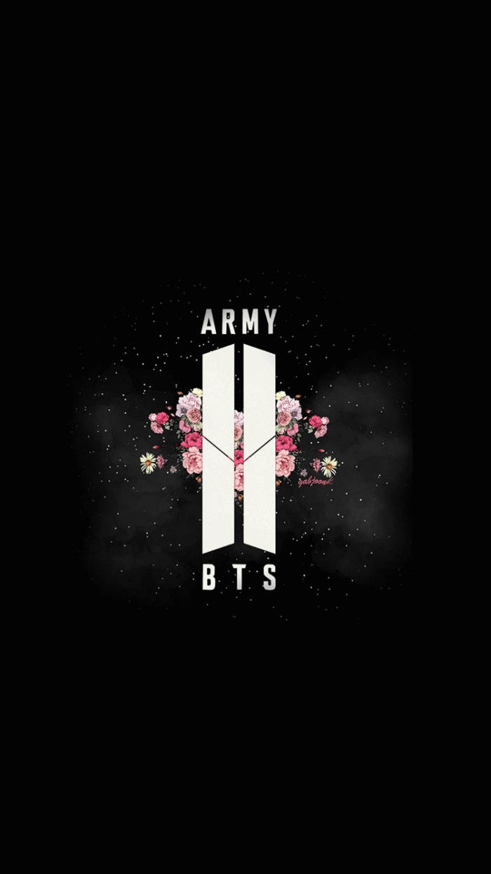 Logotipo del Ejército de BTS con Estrellas Galácticas Fondos de pantalla