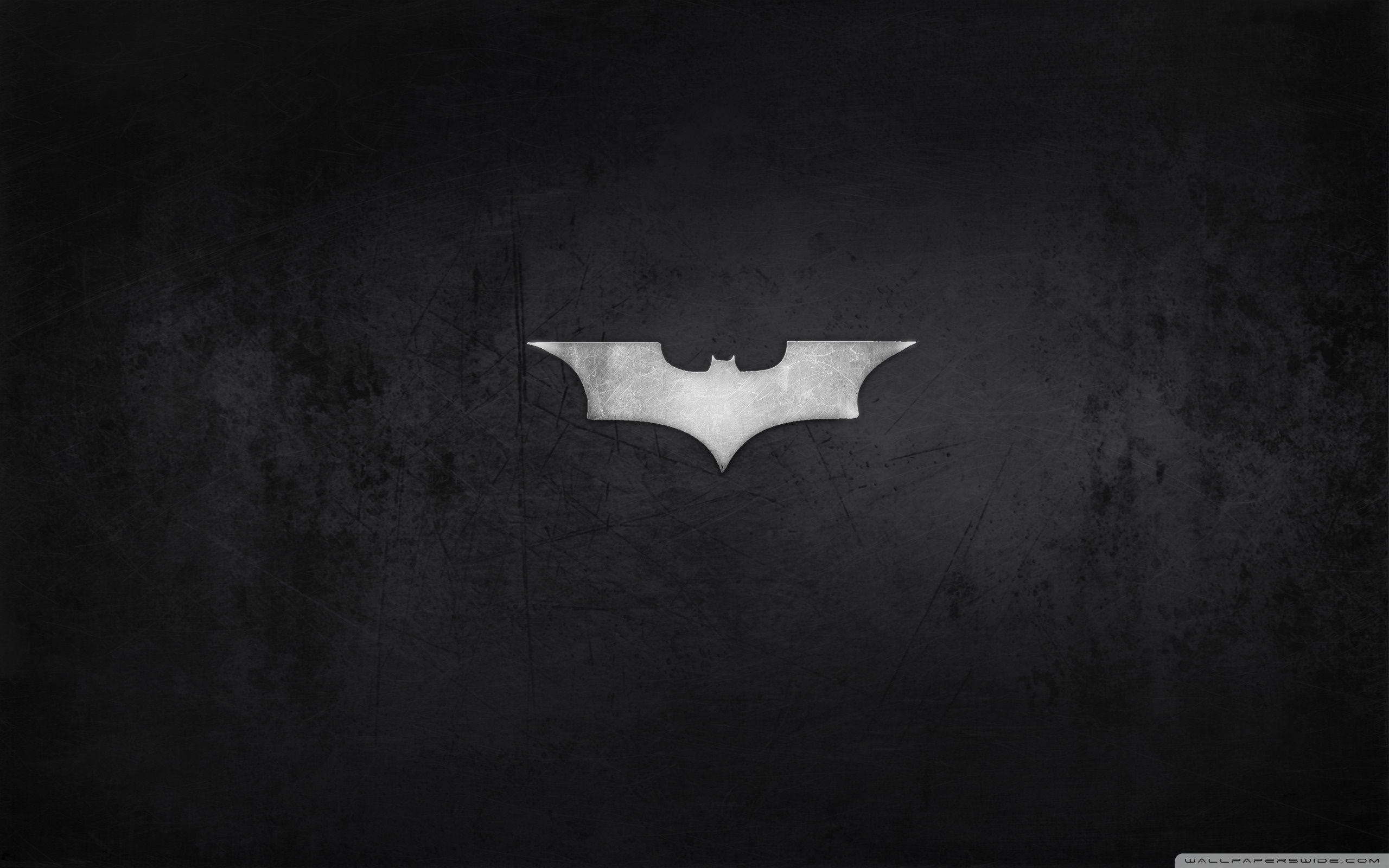 Logotipo metálico simple de Batman Fondos de pantalla