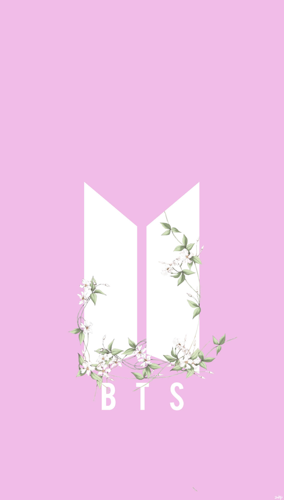 Logotipo minimalista de BTS Fondos de pantalla