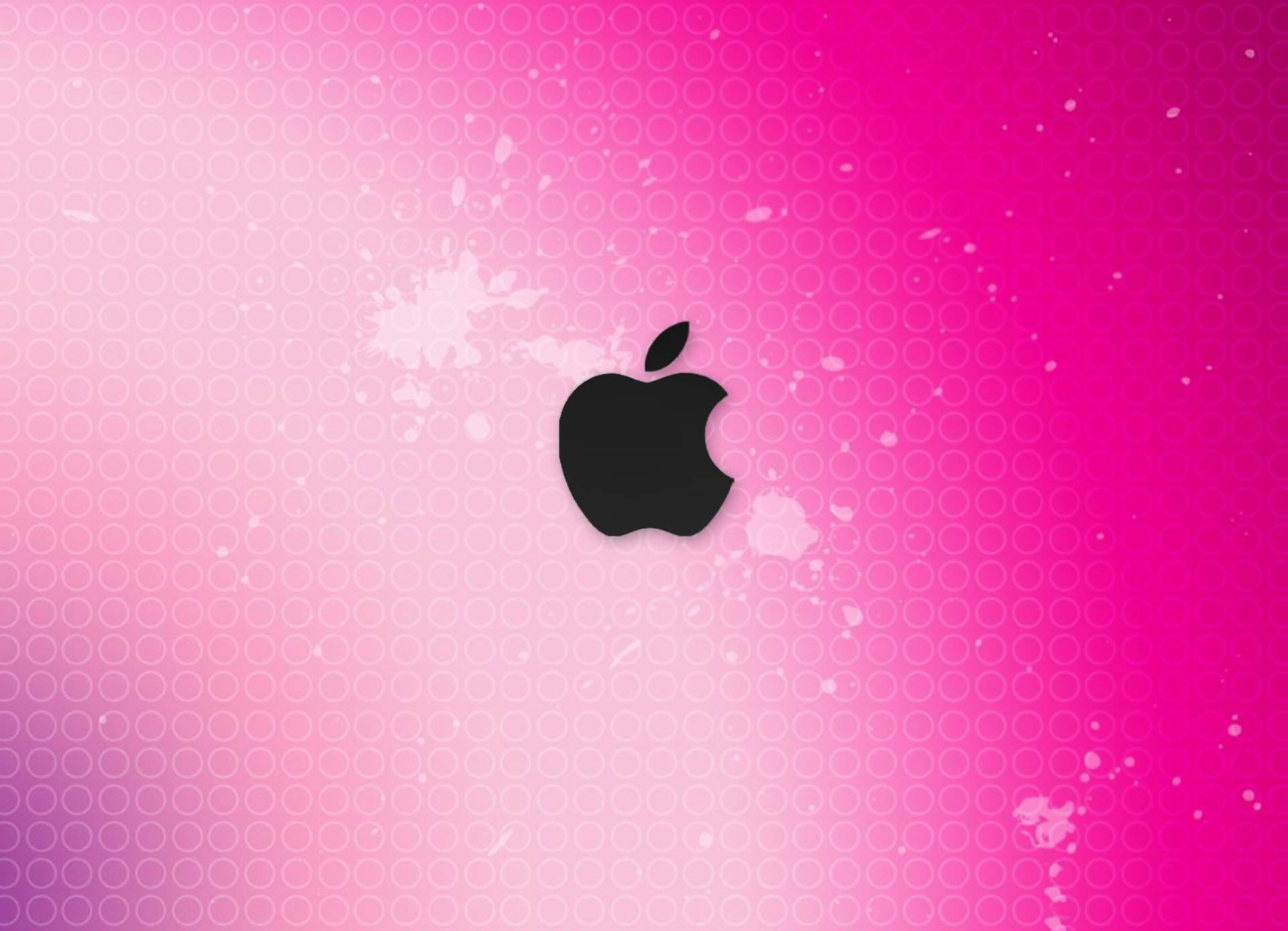 Logotipo rosa adorable de Apple Fondos de pantalla