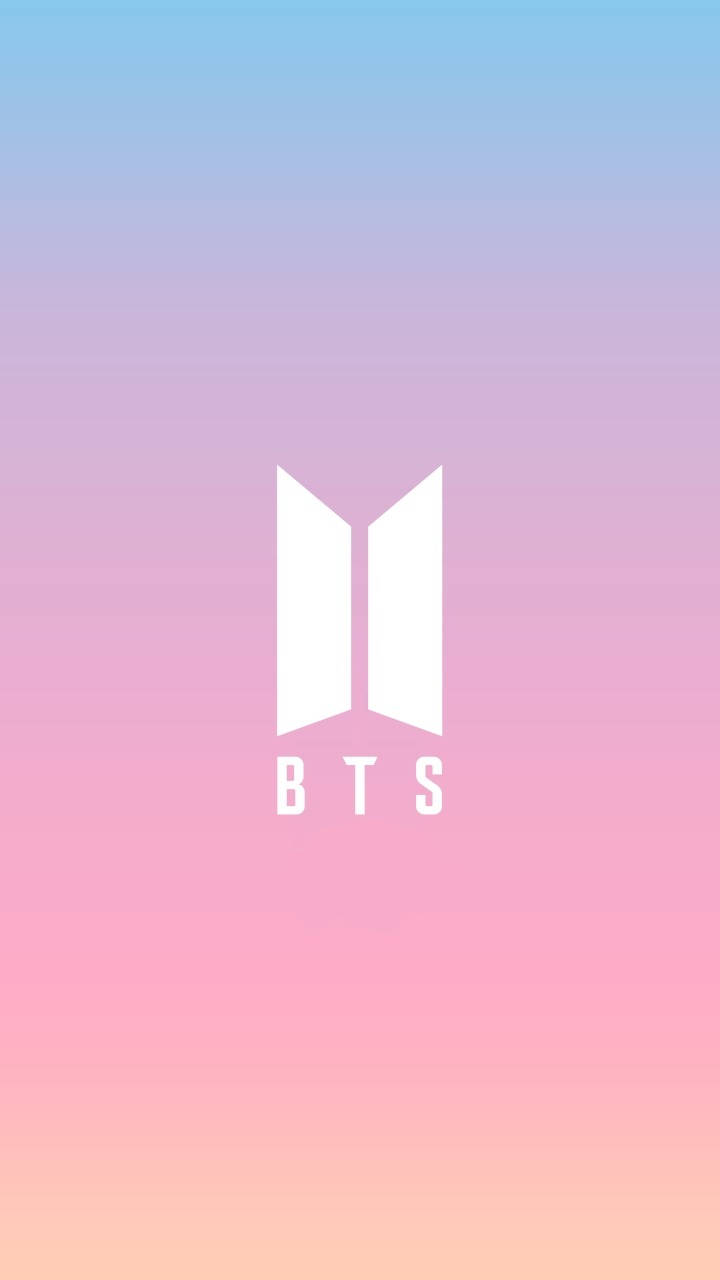 Logotipo rosa degradado de BTS Fondos de pantalla