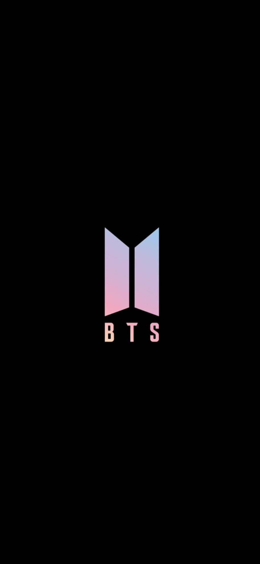 Logotipo rosa minimalista de BTS Fondos de pantalla