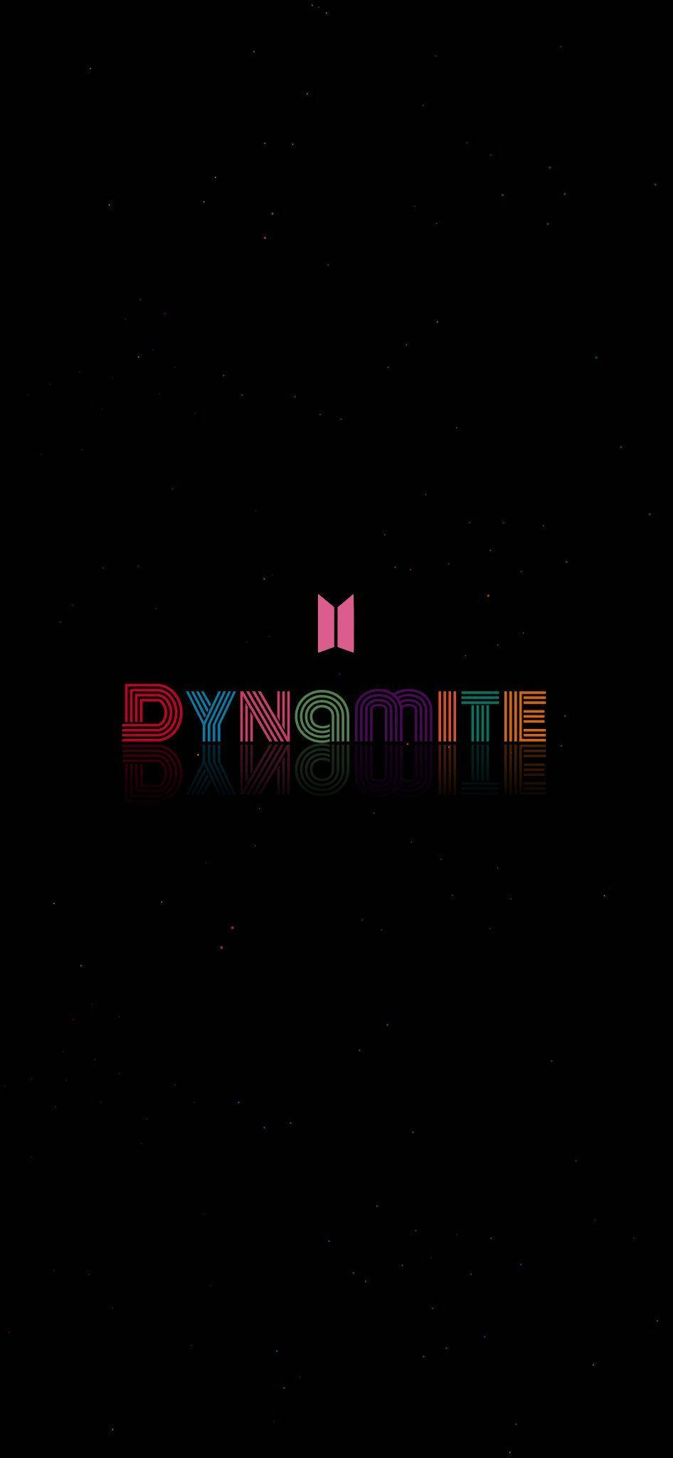 Logotipo Simple Negro de BTS Dynamite Fondos de pantalla