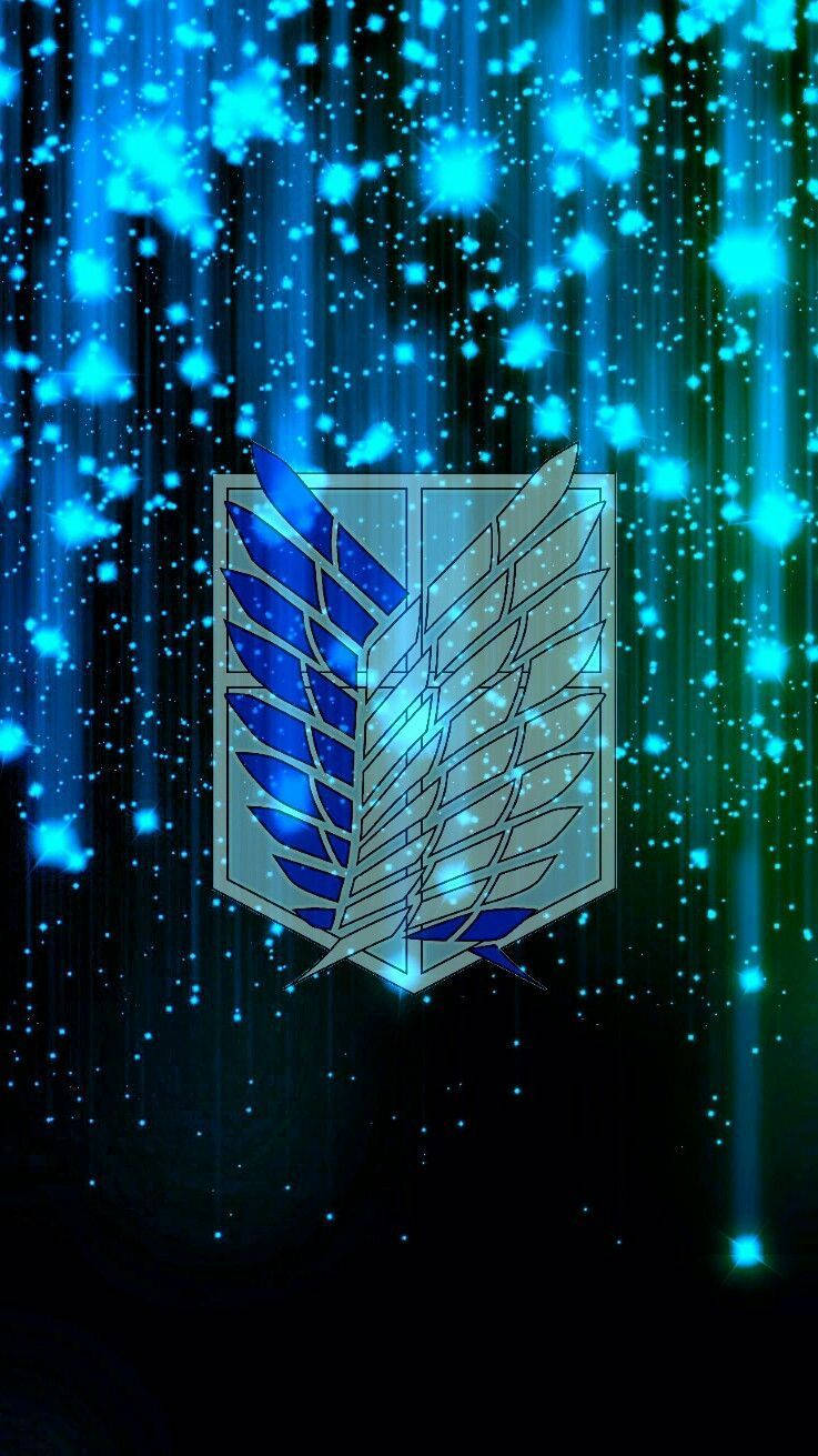 Logotipo translúcido de Attack on Titan Fondos de pantalla
