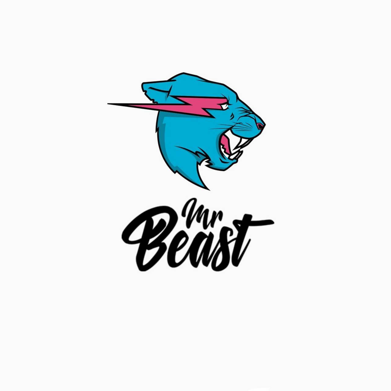 Logotipo vibrante de Mr Beast y marca textual Fondos de pantalla