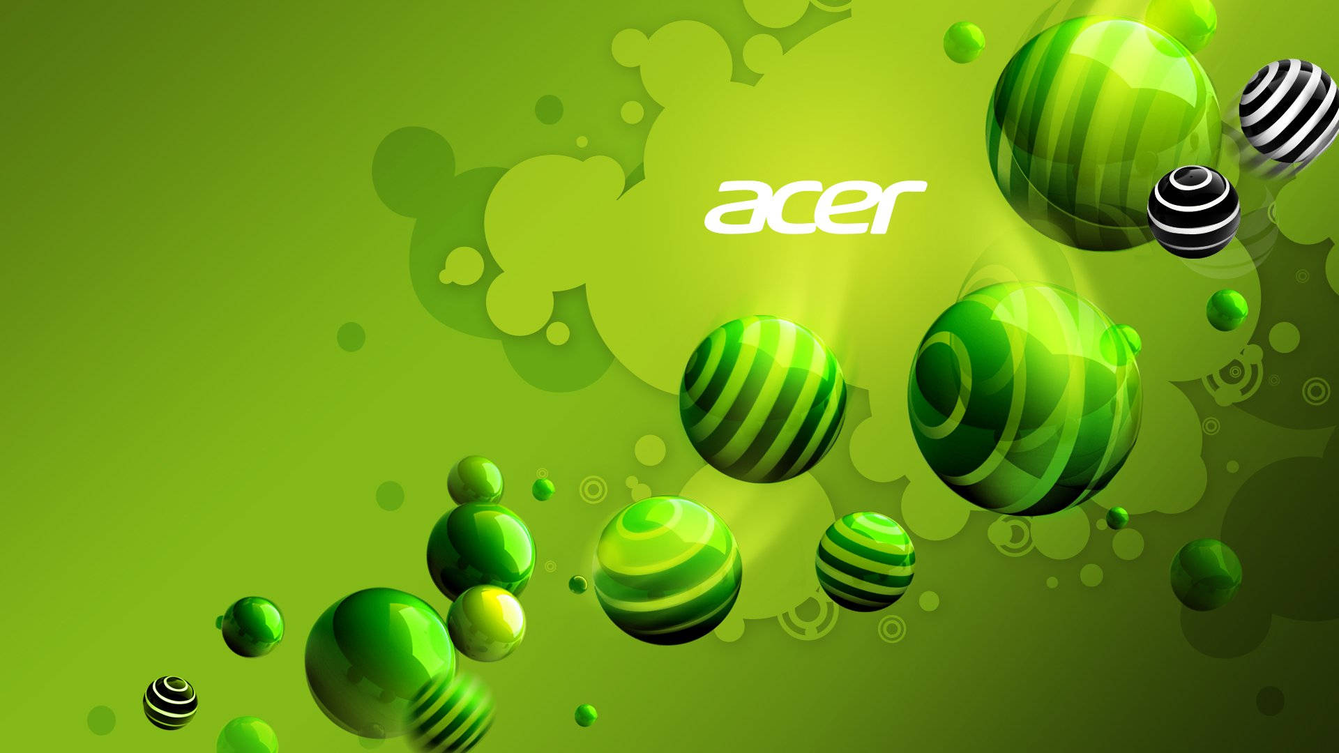 Logotipo vibrante verde y blanco de Acer Fondos de pantalla