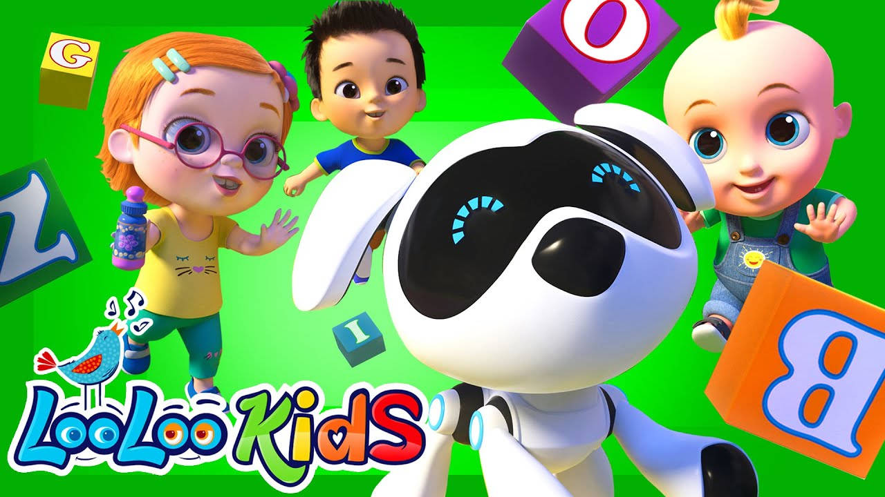 Looloo Kids Persiguiendo Perro Robot Fondos de pantalla