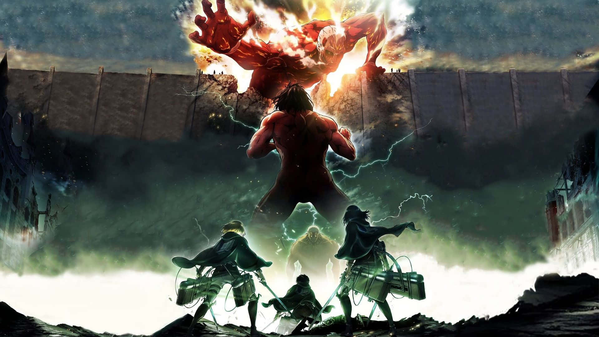Los amigos sacan lo mejor de sí en una pelea de anime Fondos de pantalla