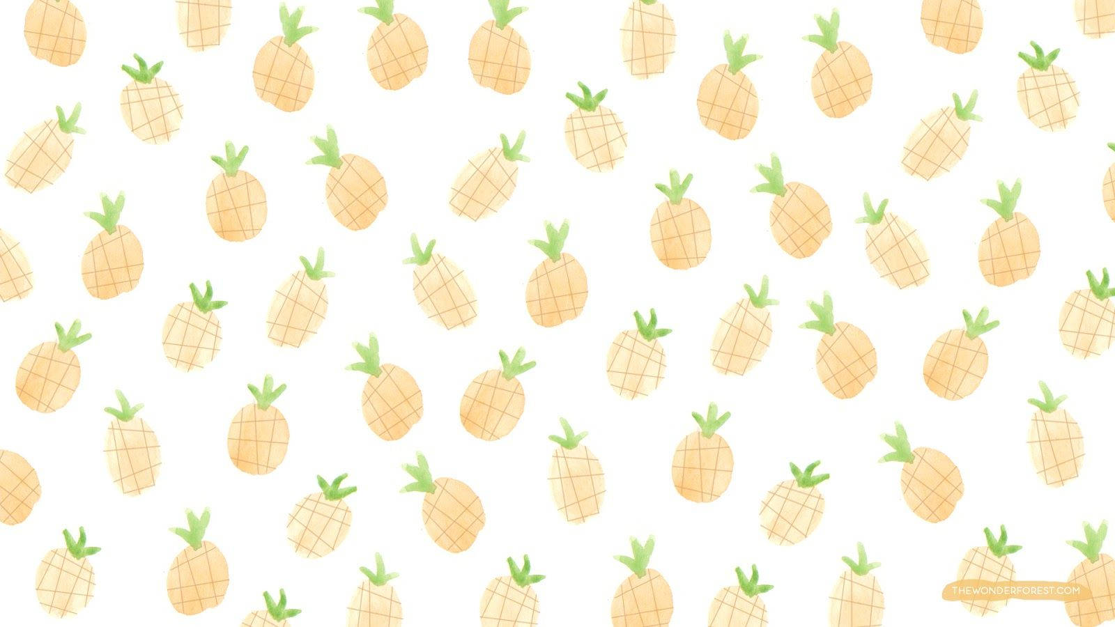 Los Colores Característicos de una Piña Fondos de pantalla