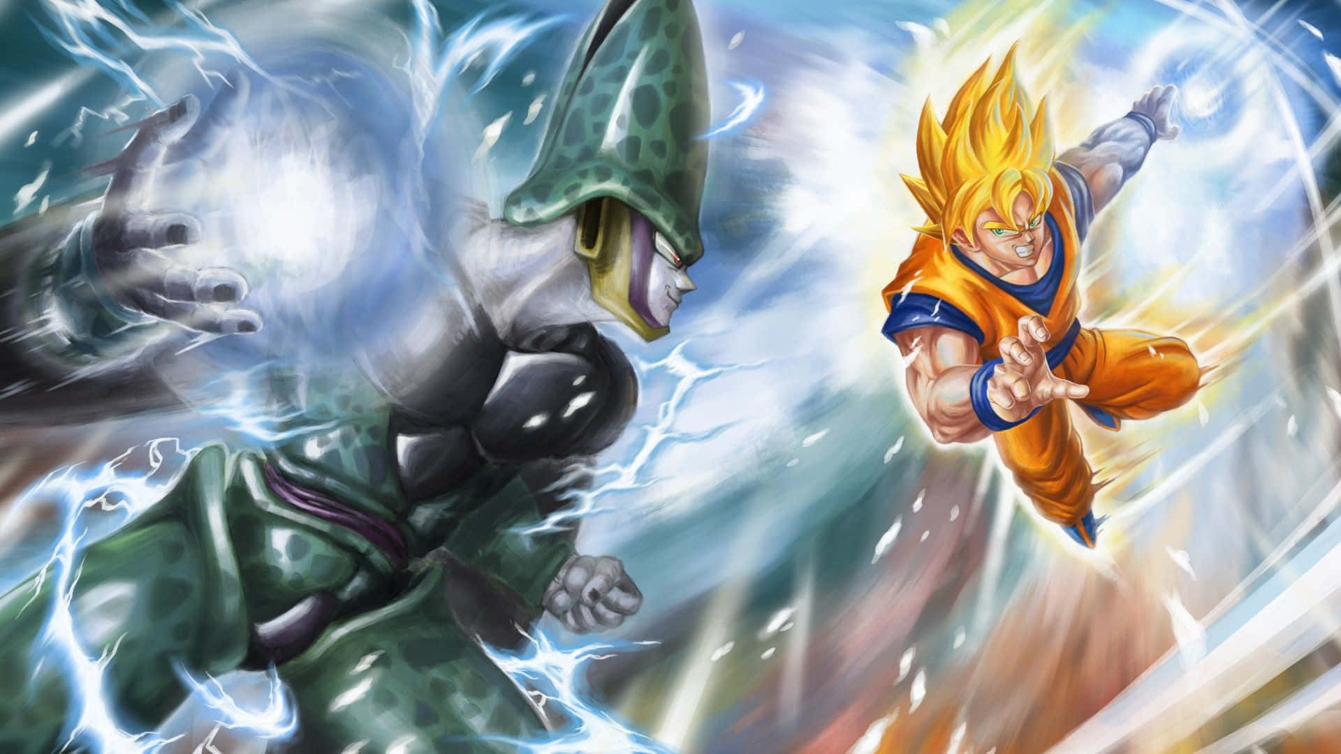Los héroes Saiyan de Dragon Ball Super en una batalla épica Fondos de pantalla