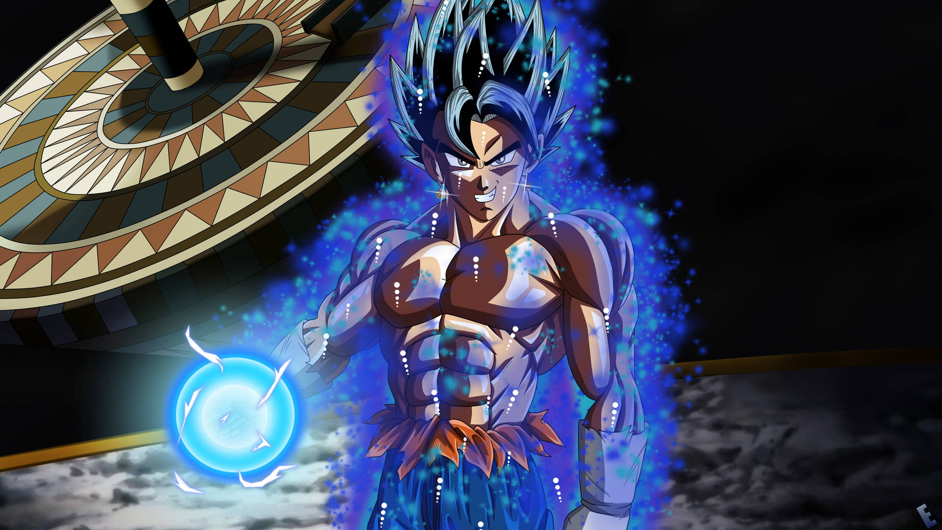 Dragon Ball, San Goku con cabello azul, Super Broly y personaje de anime super saiyajin.