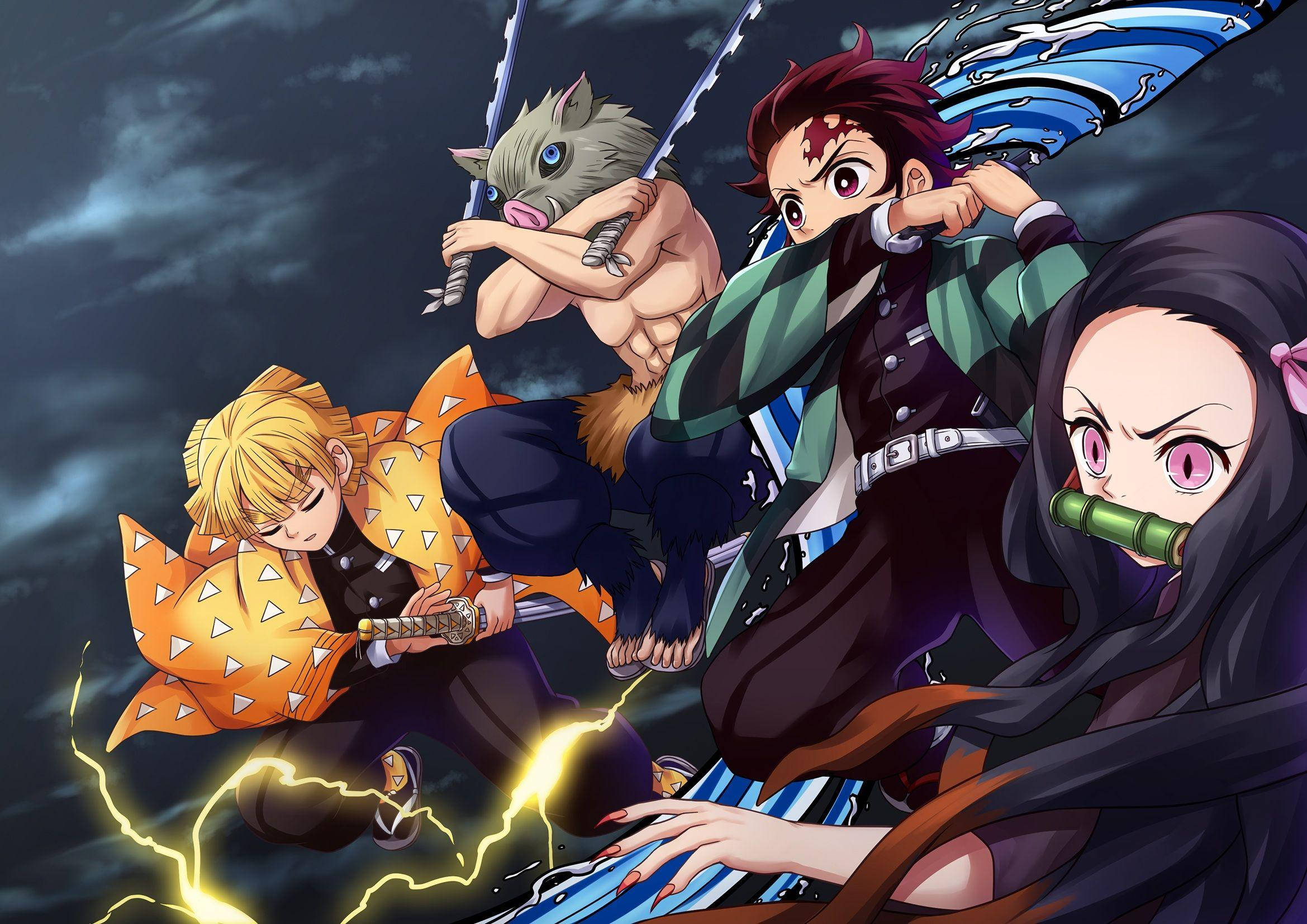 Los personajes más rudos de Demon Slayer Fondos de pantalla