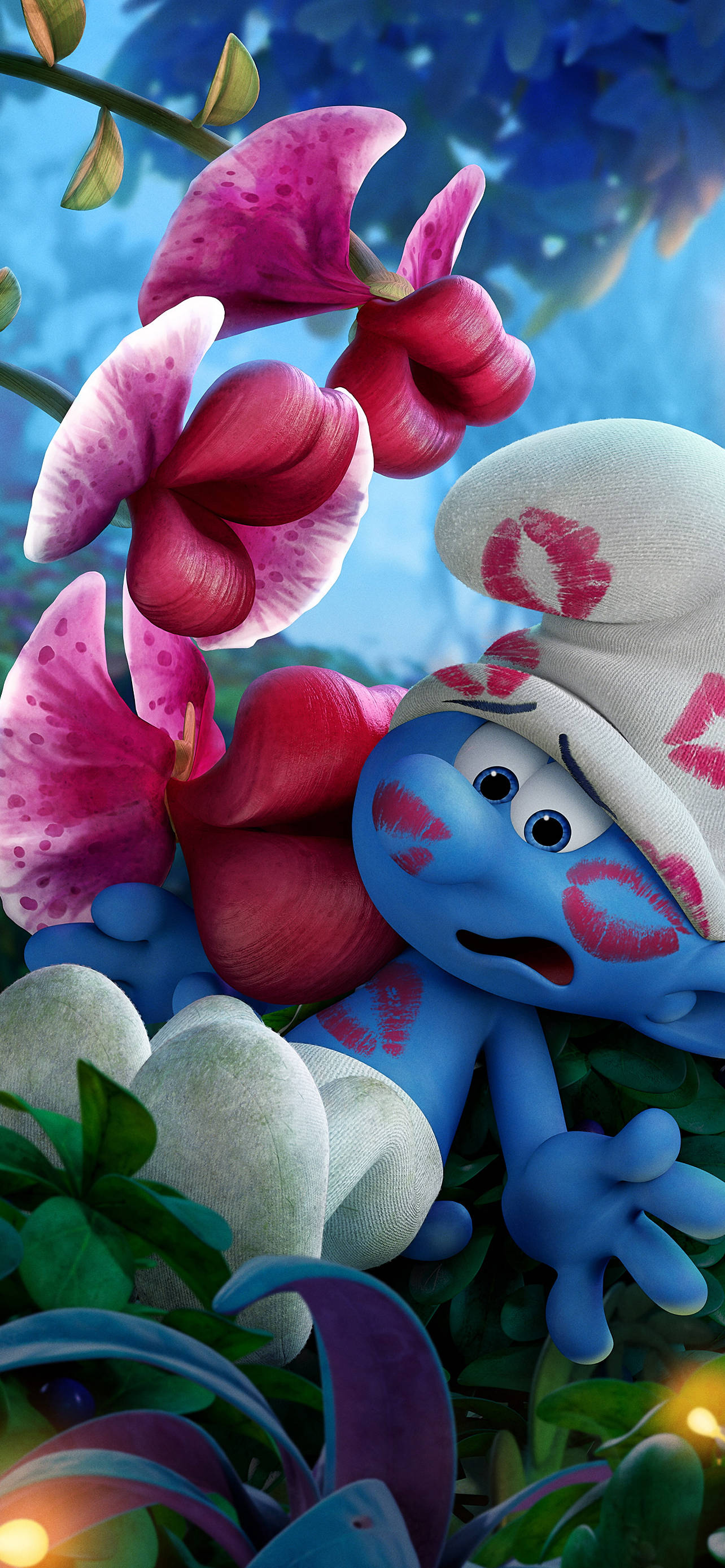 Los Pitufos Besos de Flores Fondos de pantalla