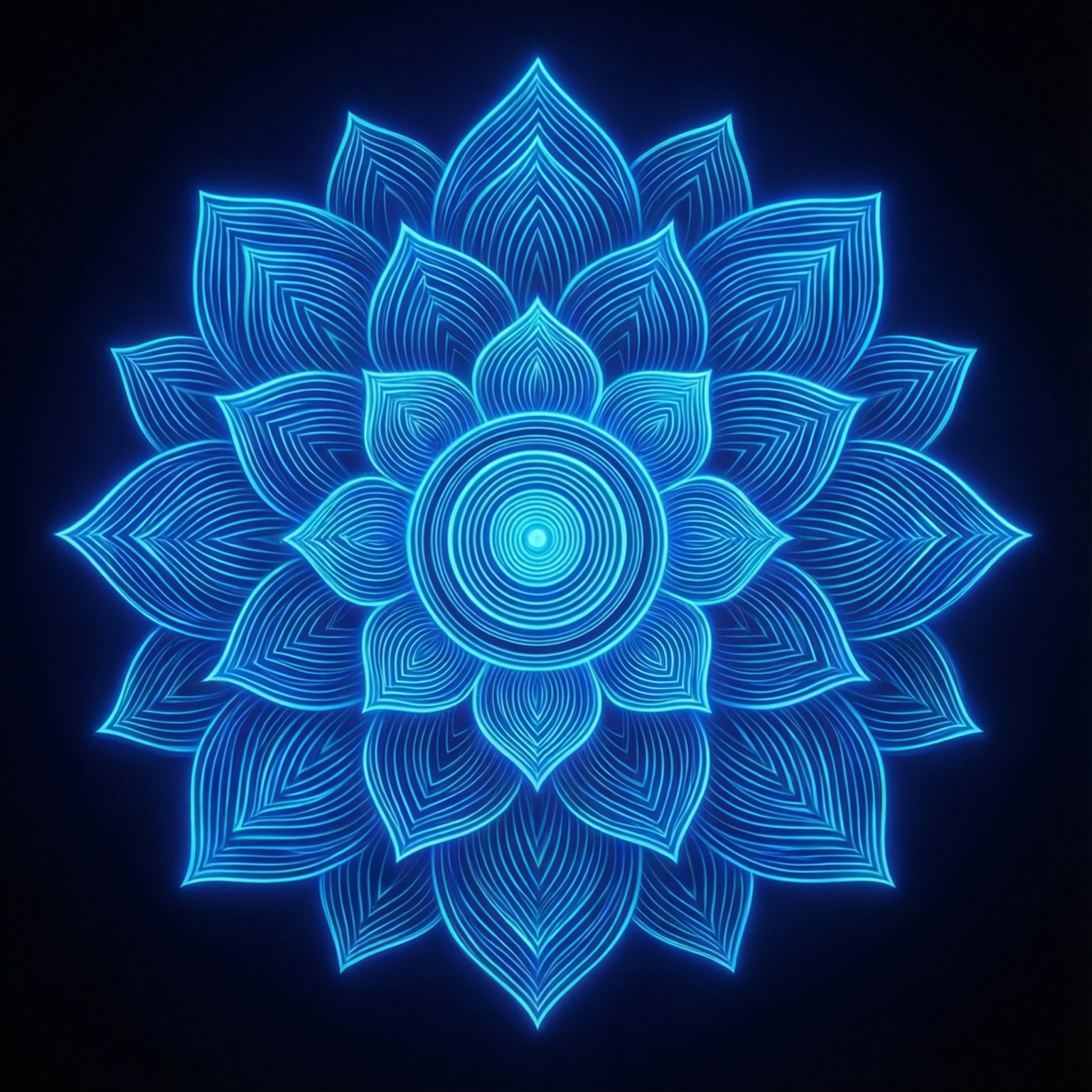 Loto Azul Neón Fondos de pantalla
